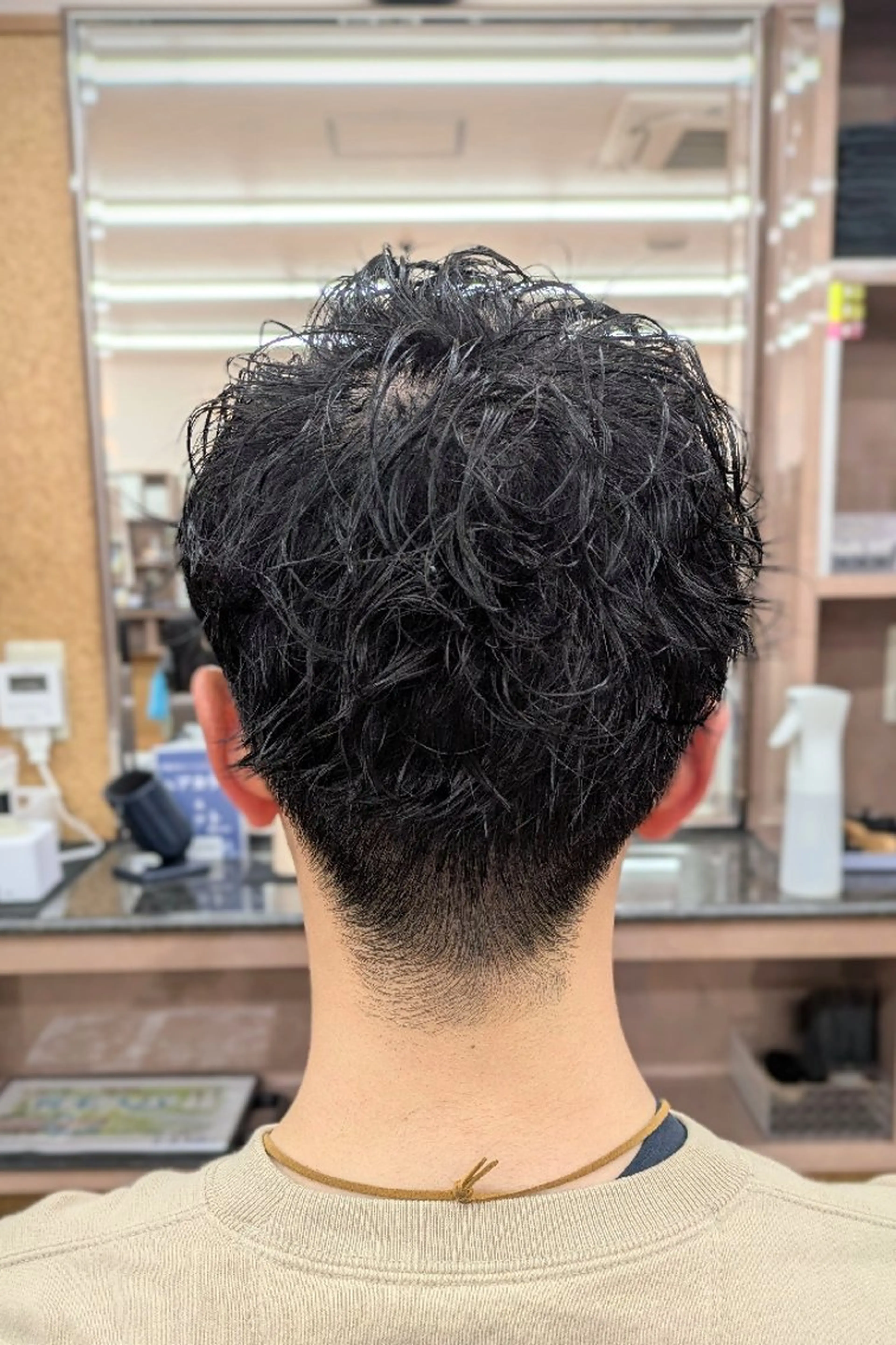 ショート パーマ 理容プラージュ燕三条 福井のヘアスタイル