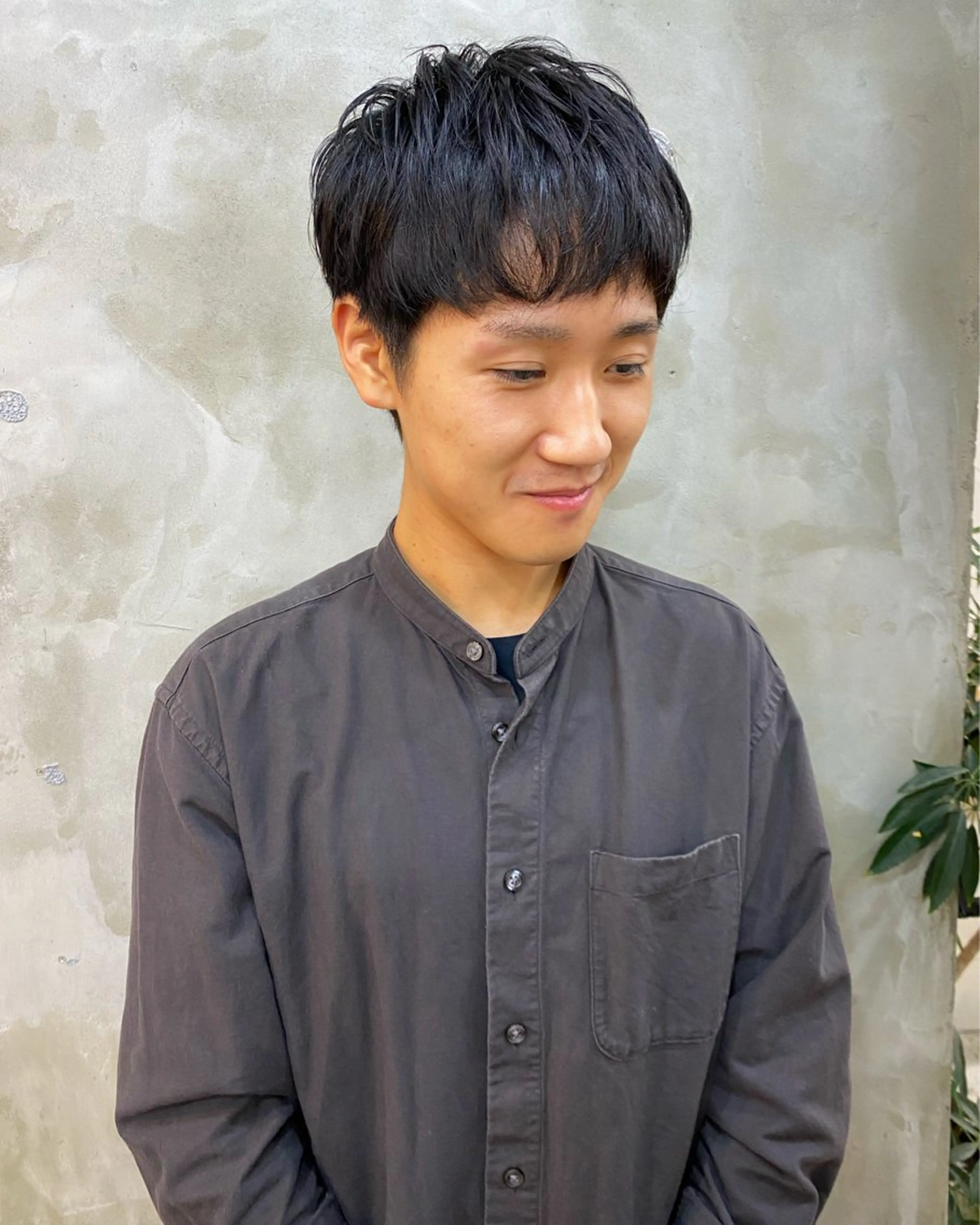 メンズ マッシュ 志賀 あずみのヘアスタイル