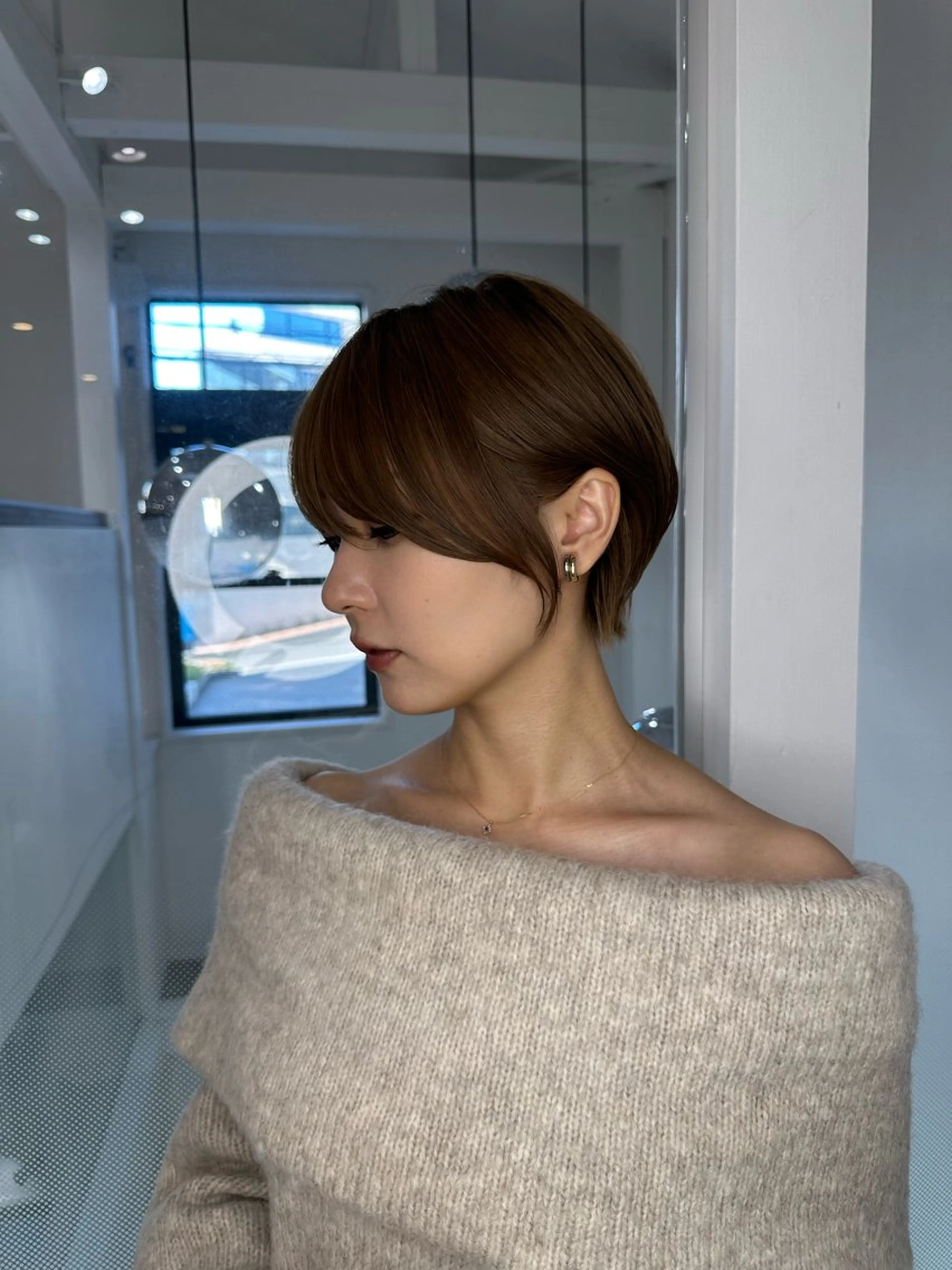 ショート ショートヘア カット ヘアカラー トリートメント ヘッドスパ taiga レイヤー /髪質改善/矯正🌈のヘアスタイル