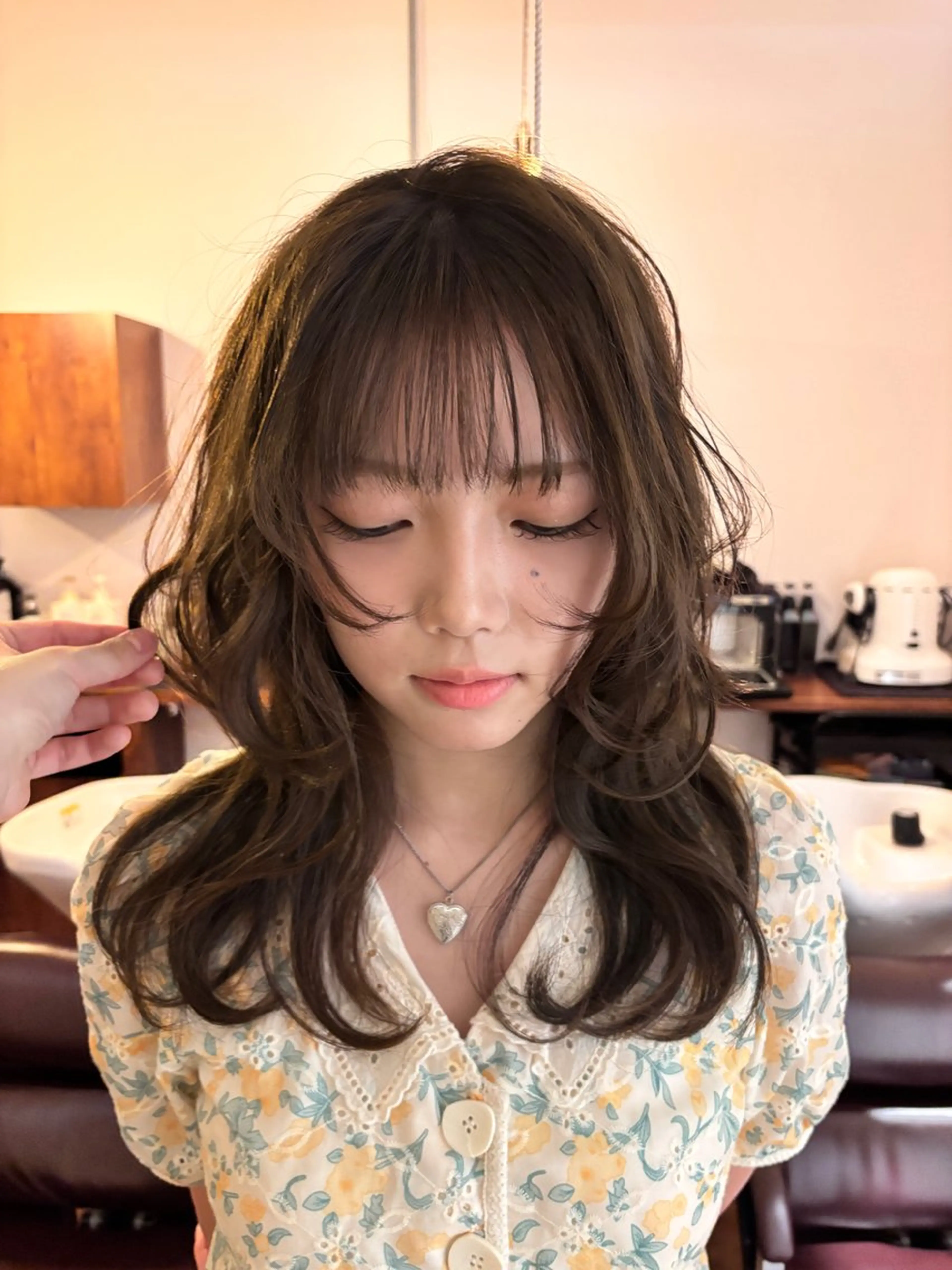 カラー ベージュカラー 艶カラー🫧 猿渡 響のヘアスタイル