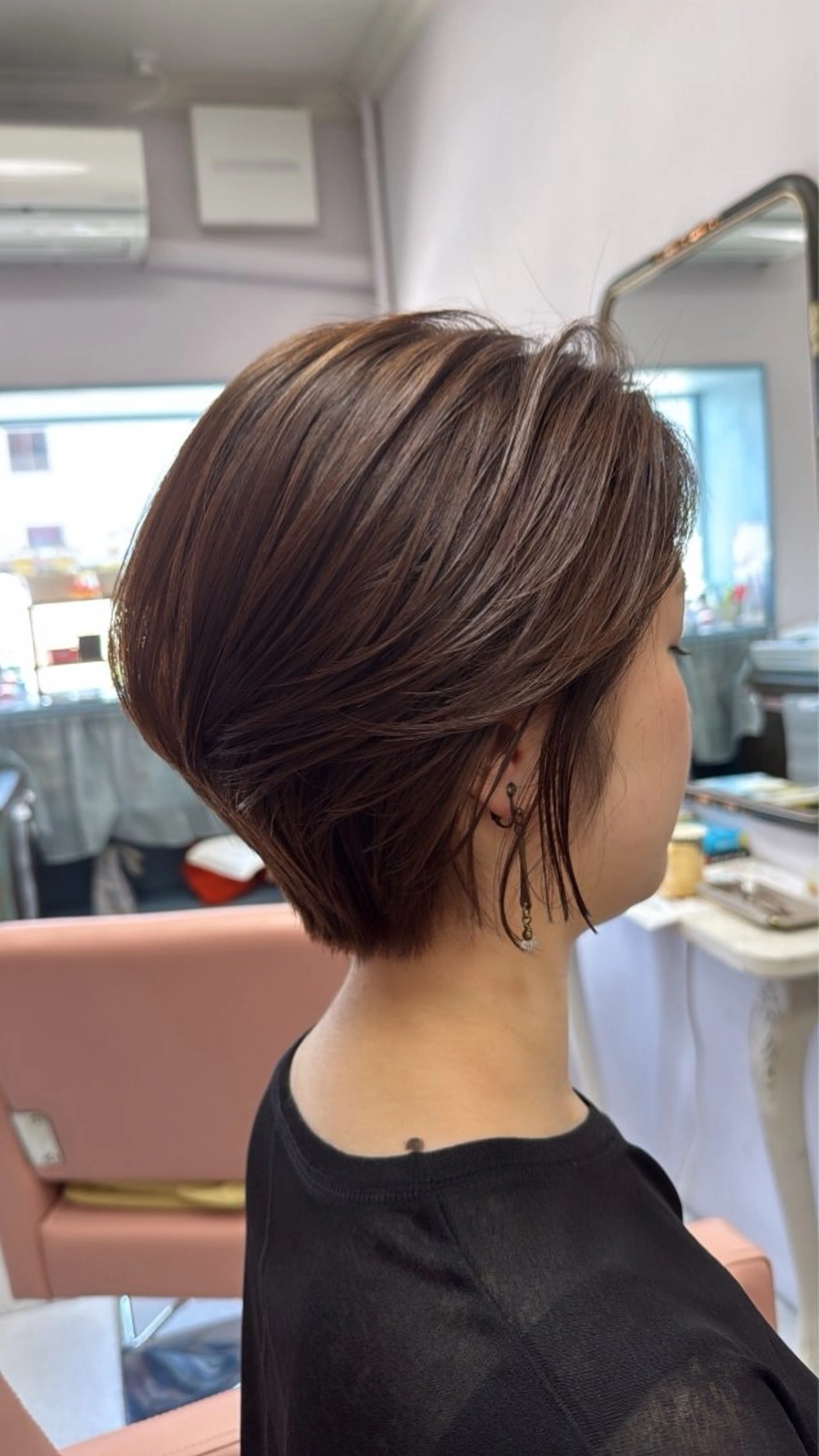 ショート ハンサムショート ショートヘア カット ヘアカラー トリートメント Sakura .のヘアスタイル