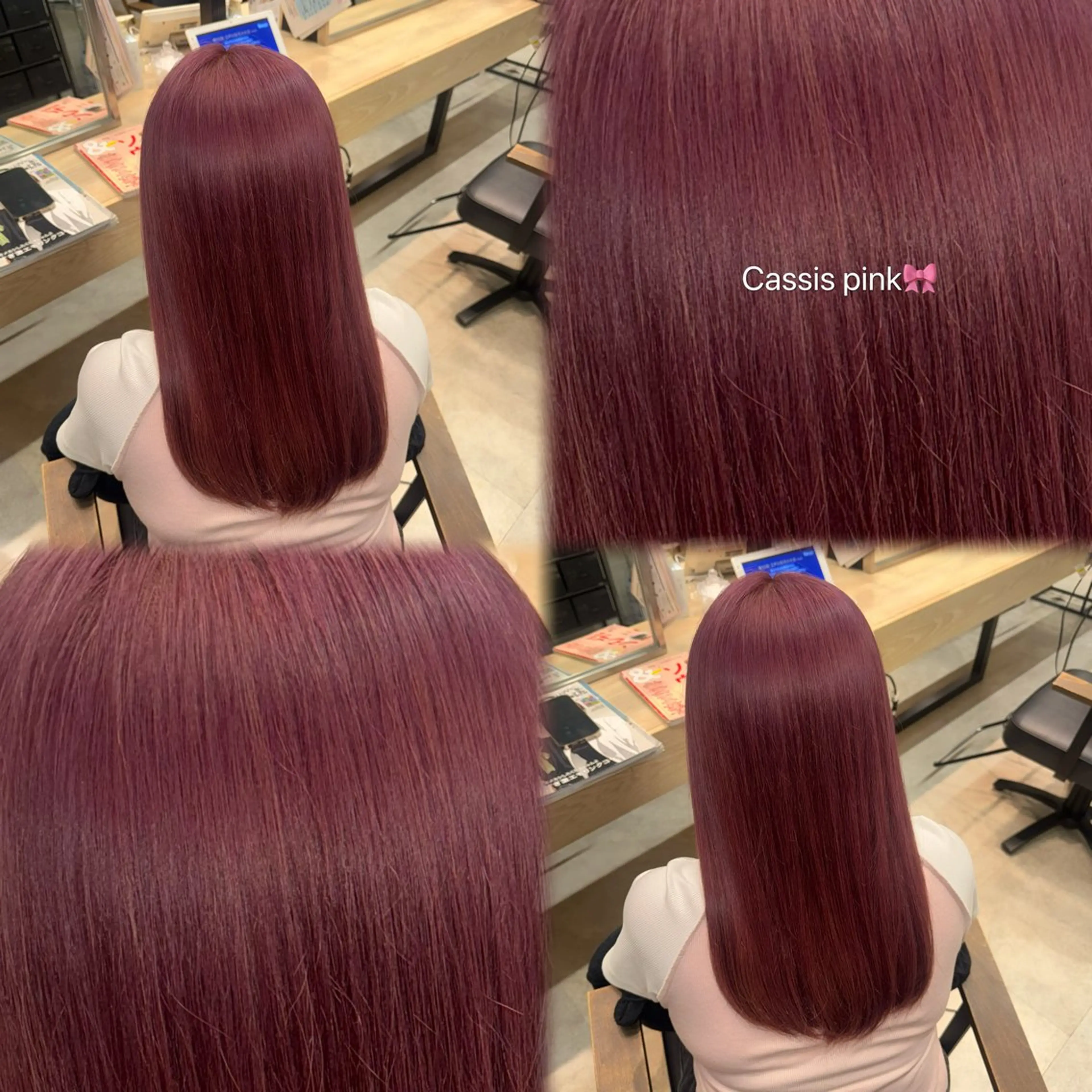 ロング カラー ヘアカラー ハイトーン/艶カラー /ケアブリーチ/香音のヘアスタイル