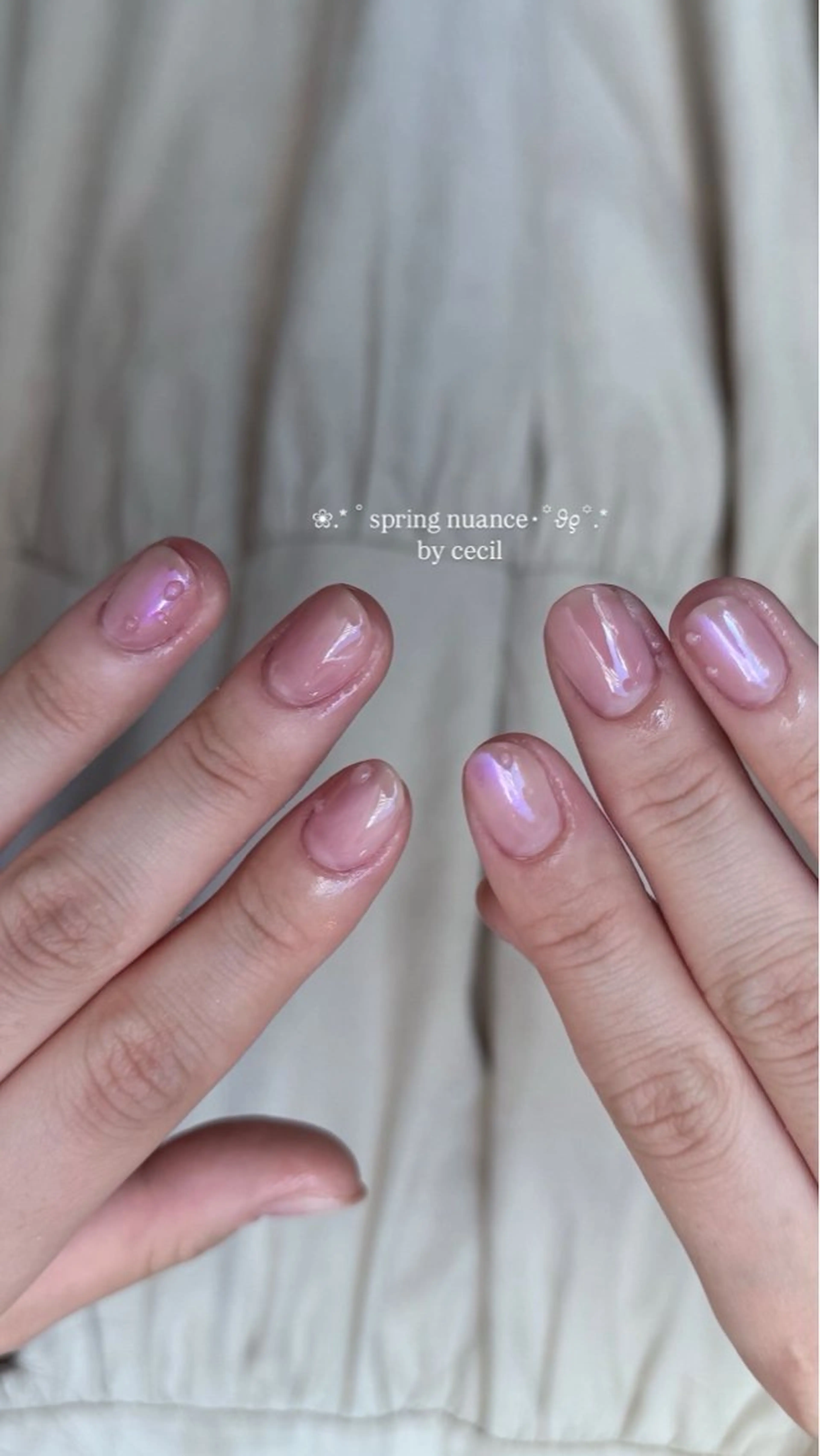 ネイル フレンチネイル 韓国ネイル マグネットネイル メンズネイル ニュアンスネイル ハンドネイル GRANDE大須 Cecil💜のネイルデザイン