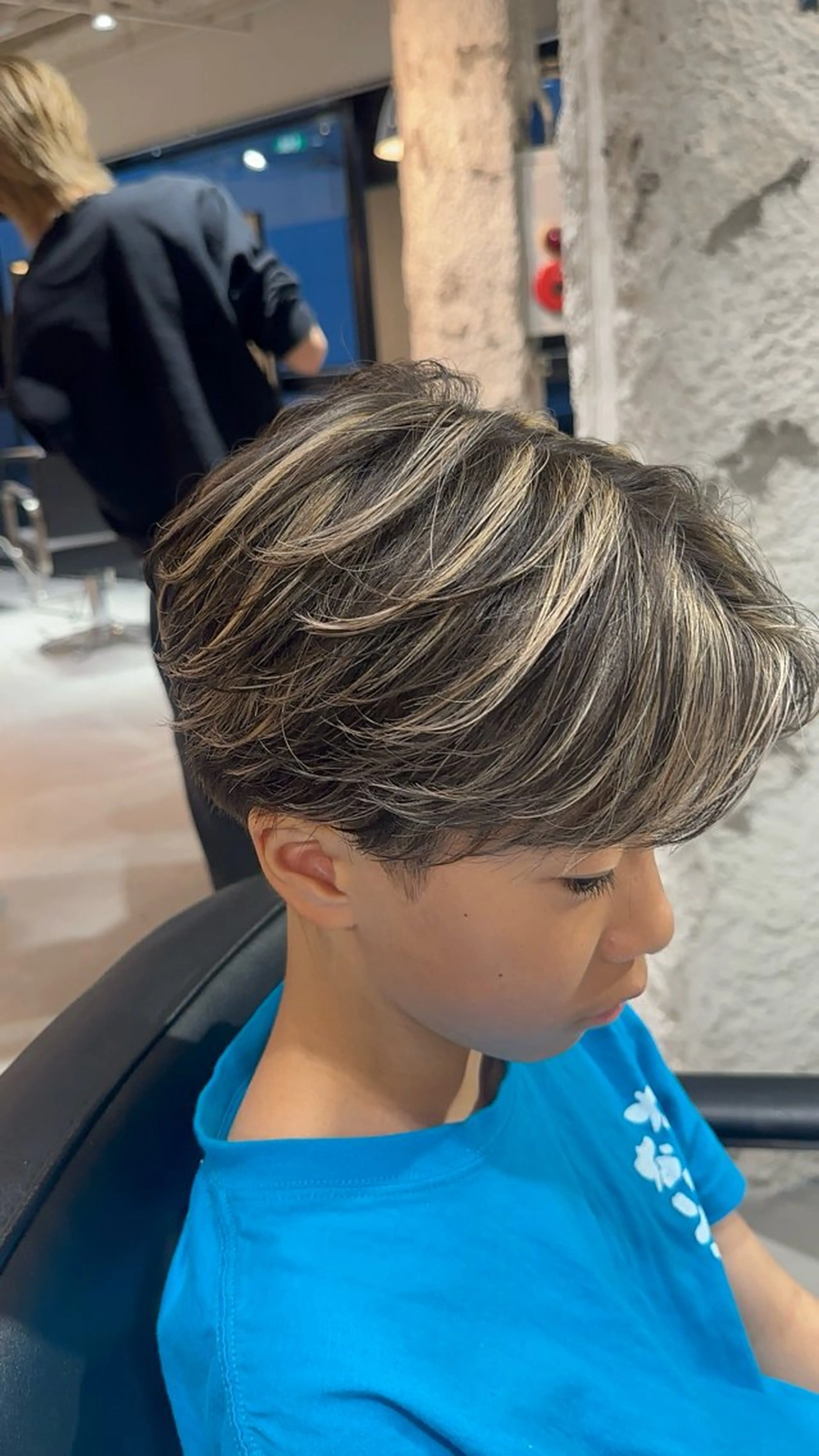 カラー メンズ ヘアカラー トリートメント 久米 治仁のヘアスタイル