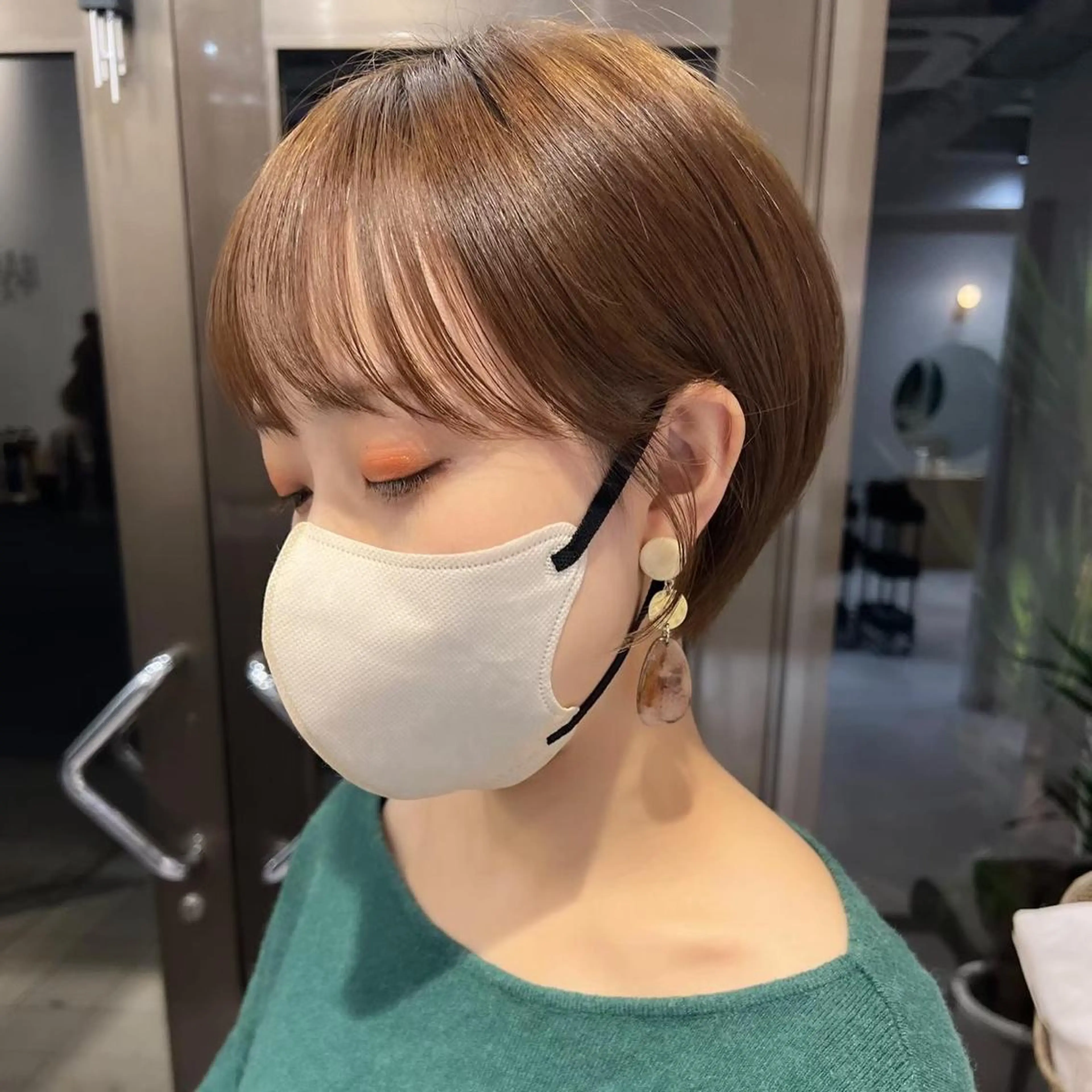 ショート 縮毛矯正 特化アツシのヘアスタイル