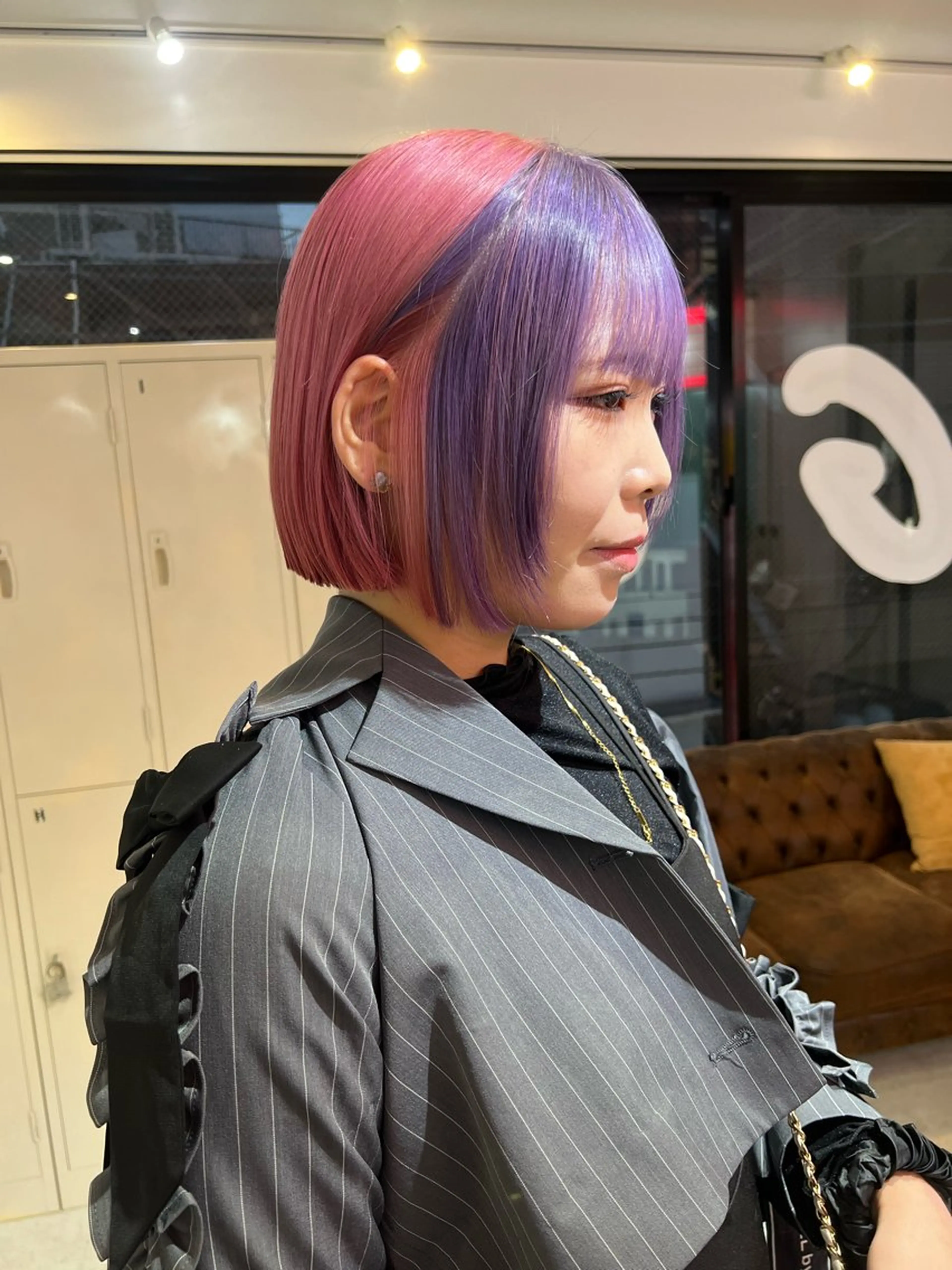 ミディアム ヘアカラー トリートメント 💥ウルフカット デザインあんな💥のヘアスタイル