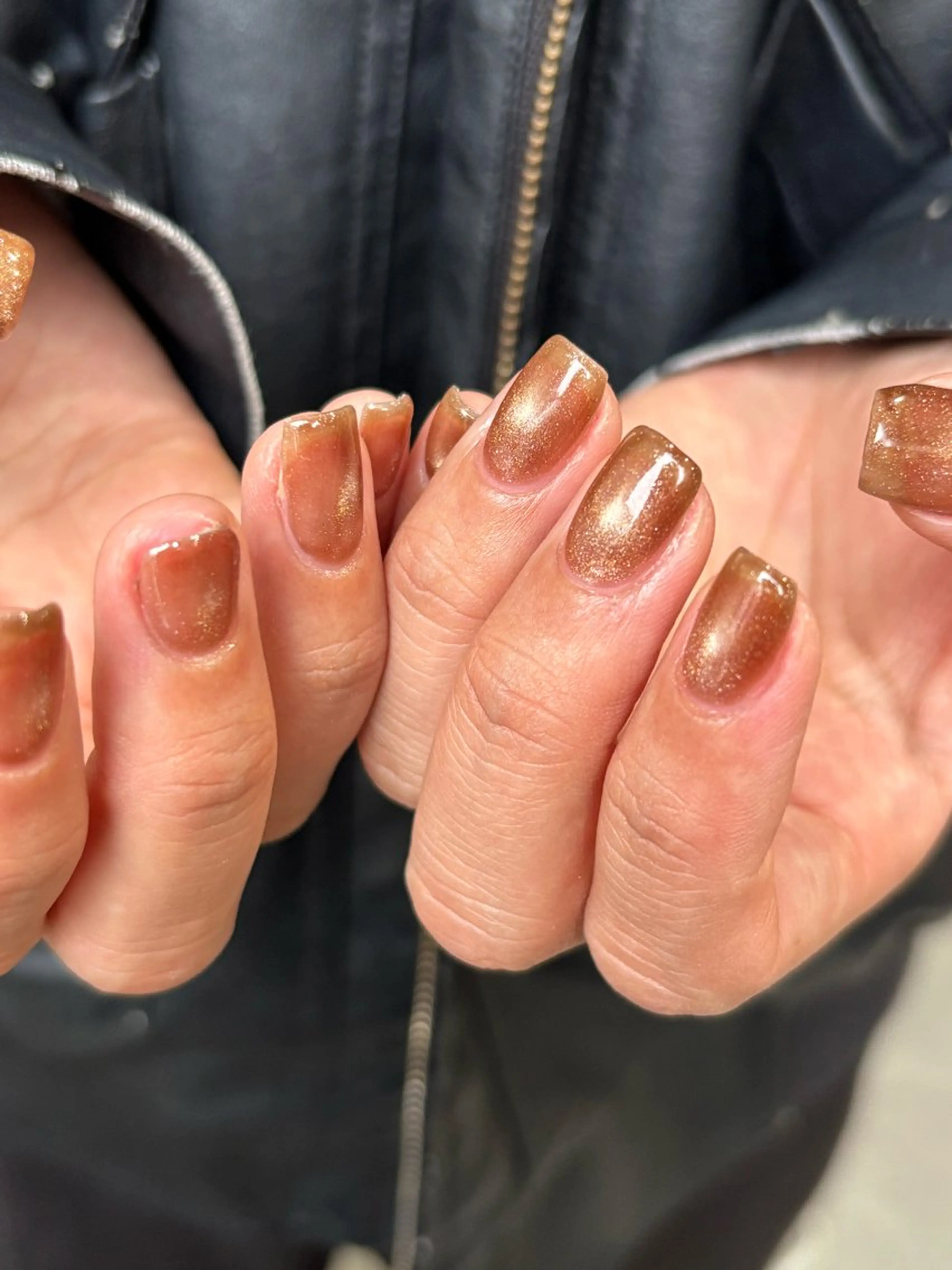 ネイル キラキラネイル ラメ(グリッター) マグネットネイル ogura maoのネイルデザイン