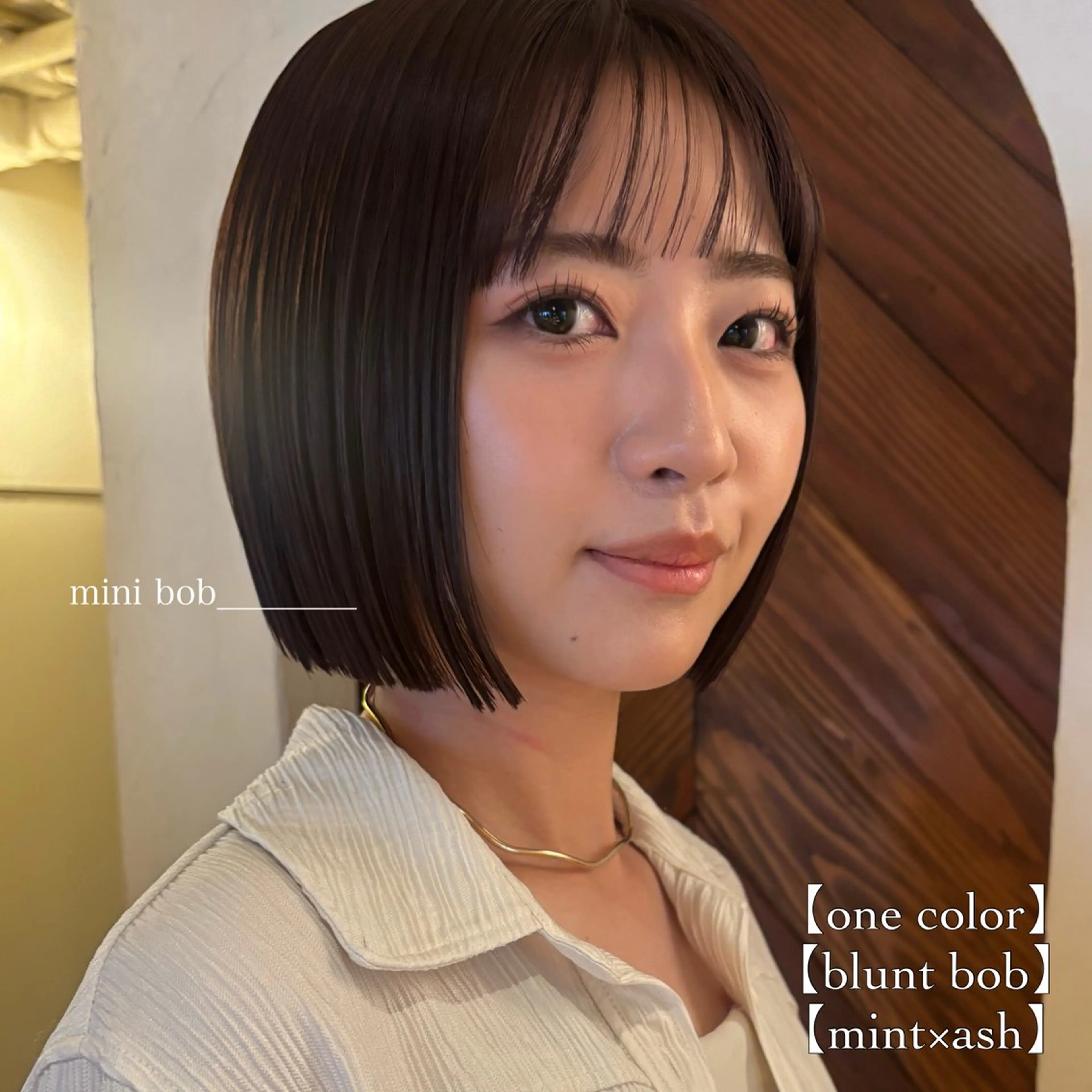 ミディアム カラー カット ヘアカラー ⌇🌹透明感カラー 🌹ᴍᴇɢᴜᴍɪ ⌇のヘアスタイル