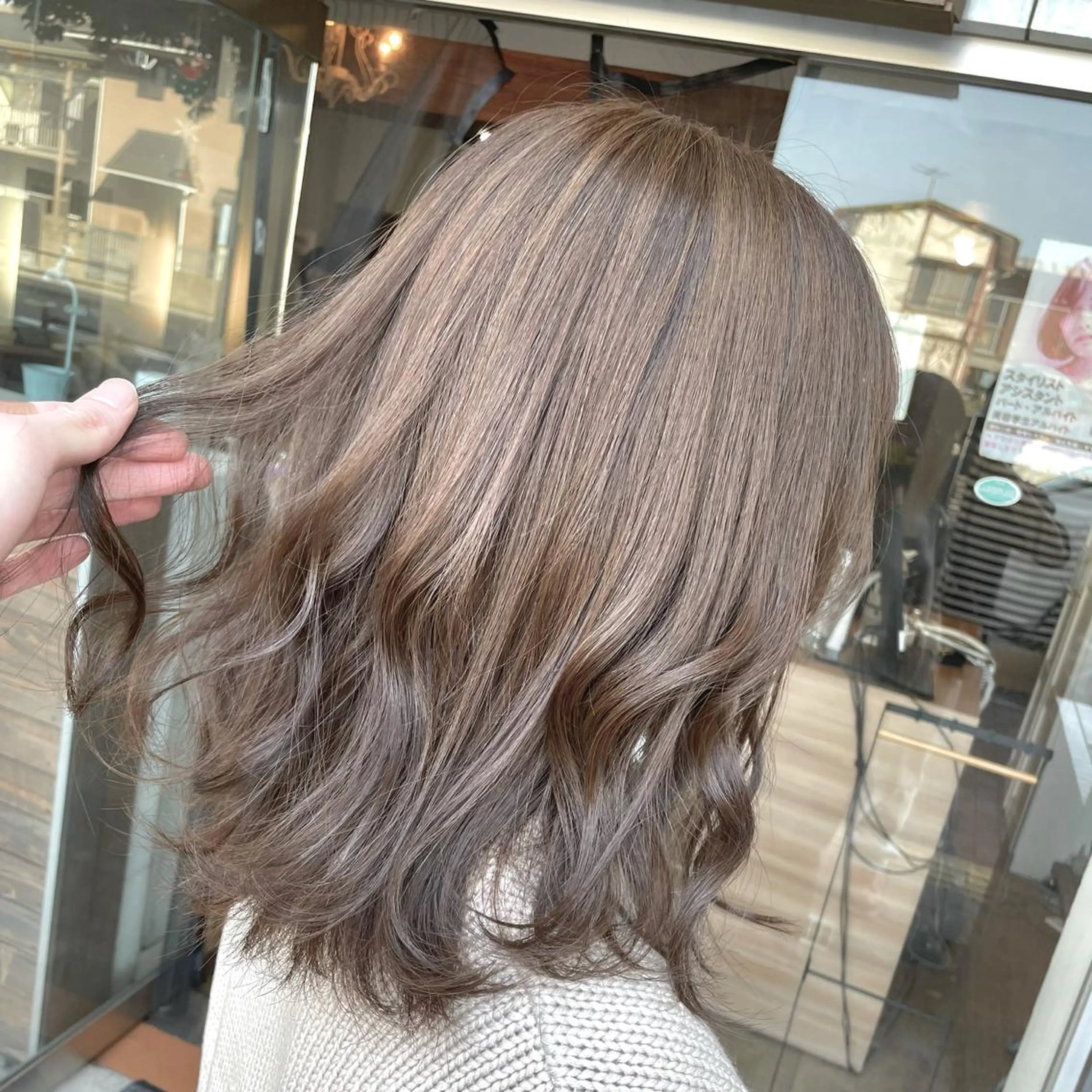 ミディアム カラー カット ヘアカラー トリートメント ish by fan .代表✂️木谷宏夢のヘアスタイル