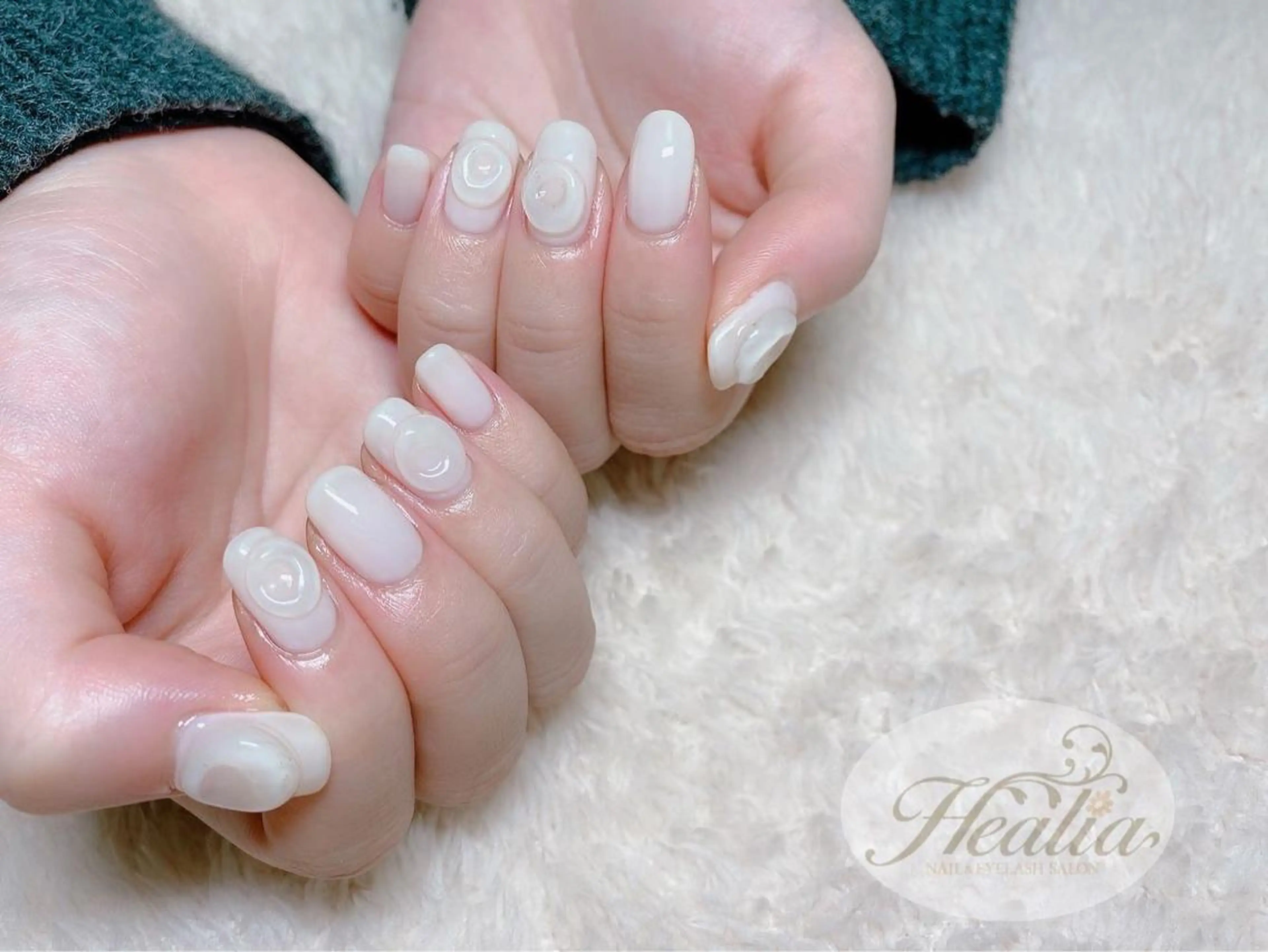 ネイル アートネイル クリアネイル ぷっくりネイル REMIA湘南台 TANABEのネイルデザイン