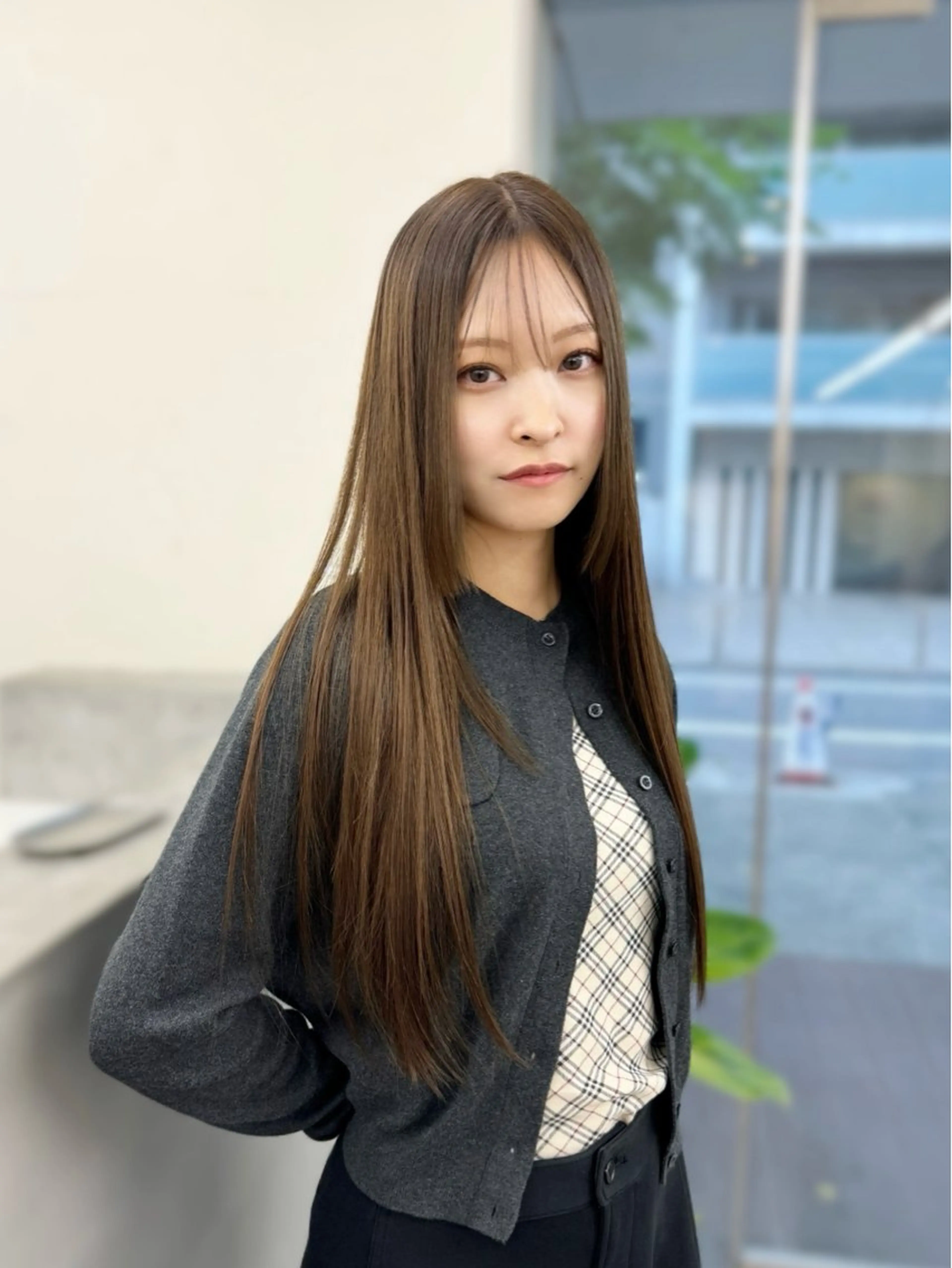 ロング カラー カット ヘアカラー トリートメント 🦋韓国系指名No1 店長/圓山 祐也🦋のヘアスタイル