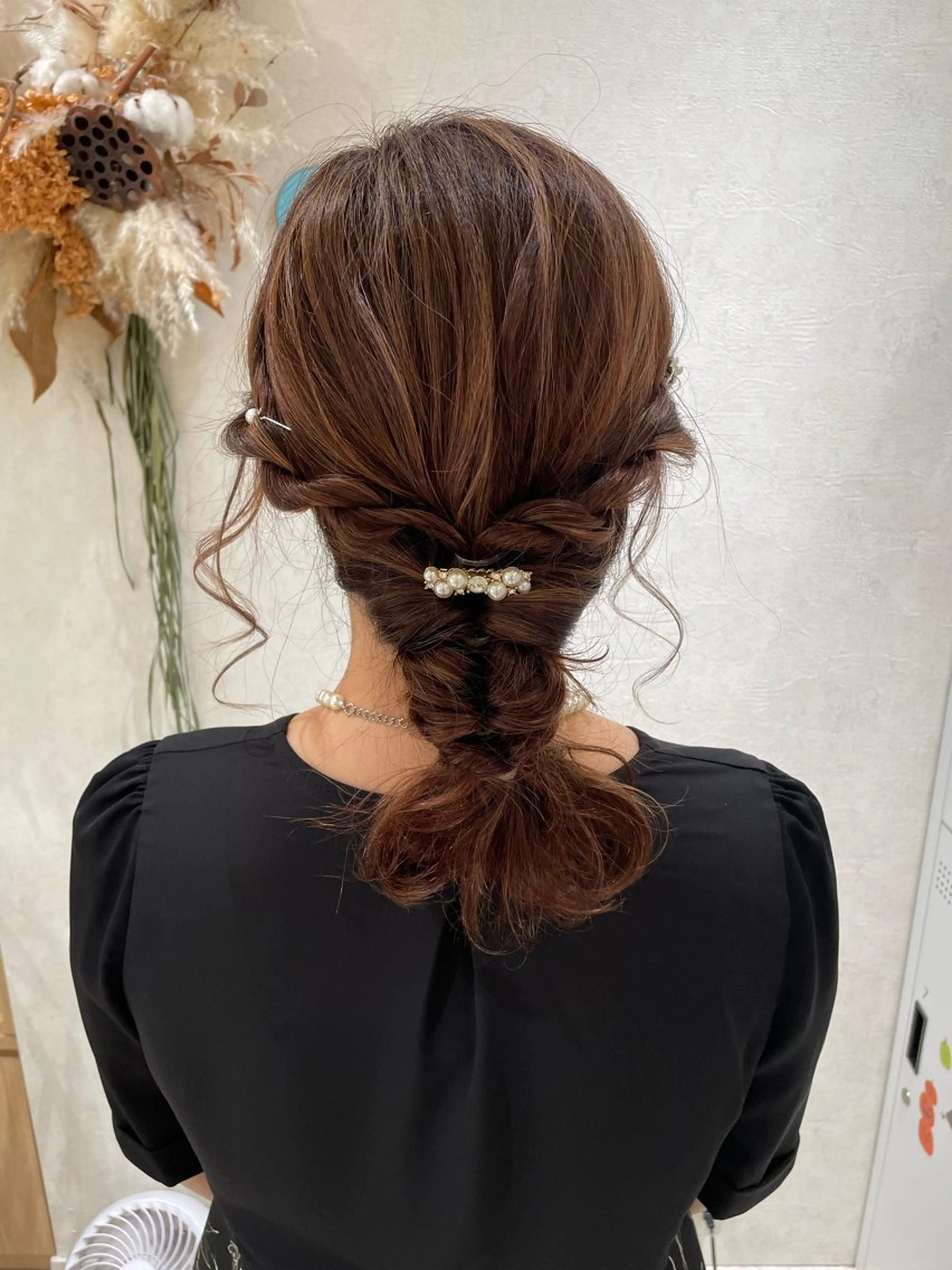 セミロング ヘアセット レイヤー×ハイライト 🌷RINA🌷のヘアスタイル