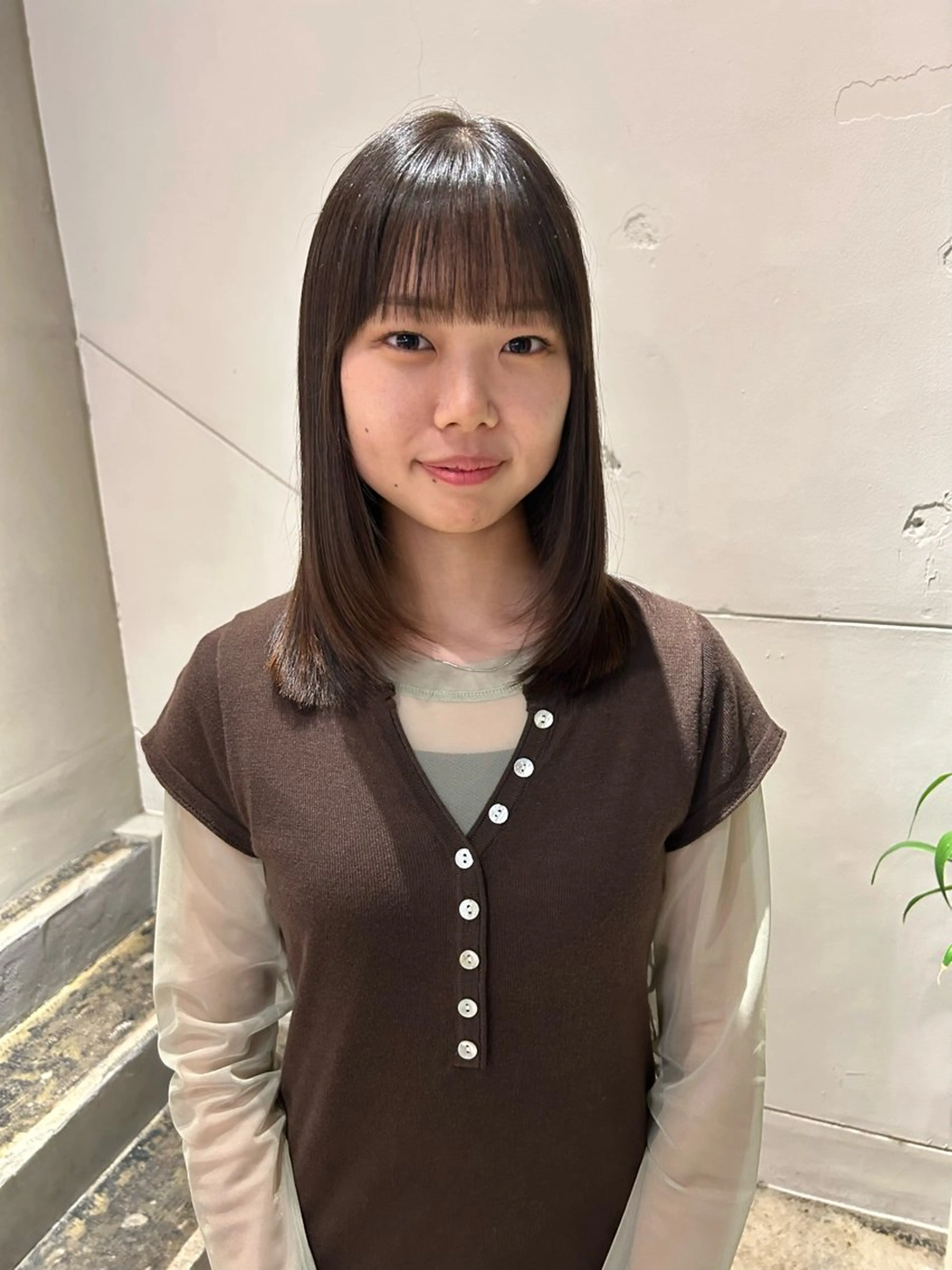 ミディアム キノシタ ユウナのヘアスタイル