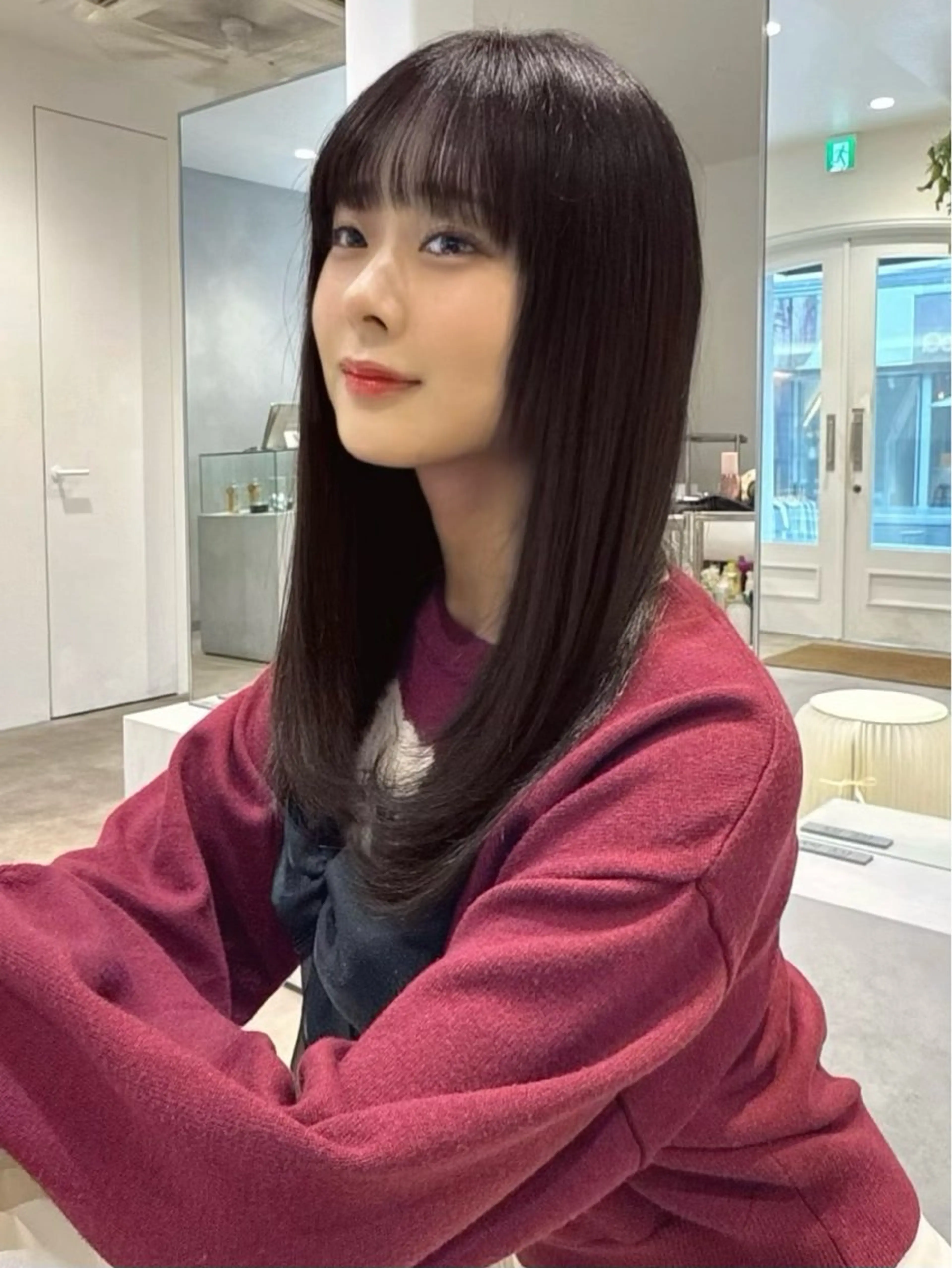 ミディアム カラー ブリーチ 透明感カラー グレージュ ブリーチなしカラー 学生 カット ヘアカラー トリートメント 💎透明感カラー特化 💎TAISEIのヘアスタイル