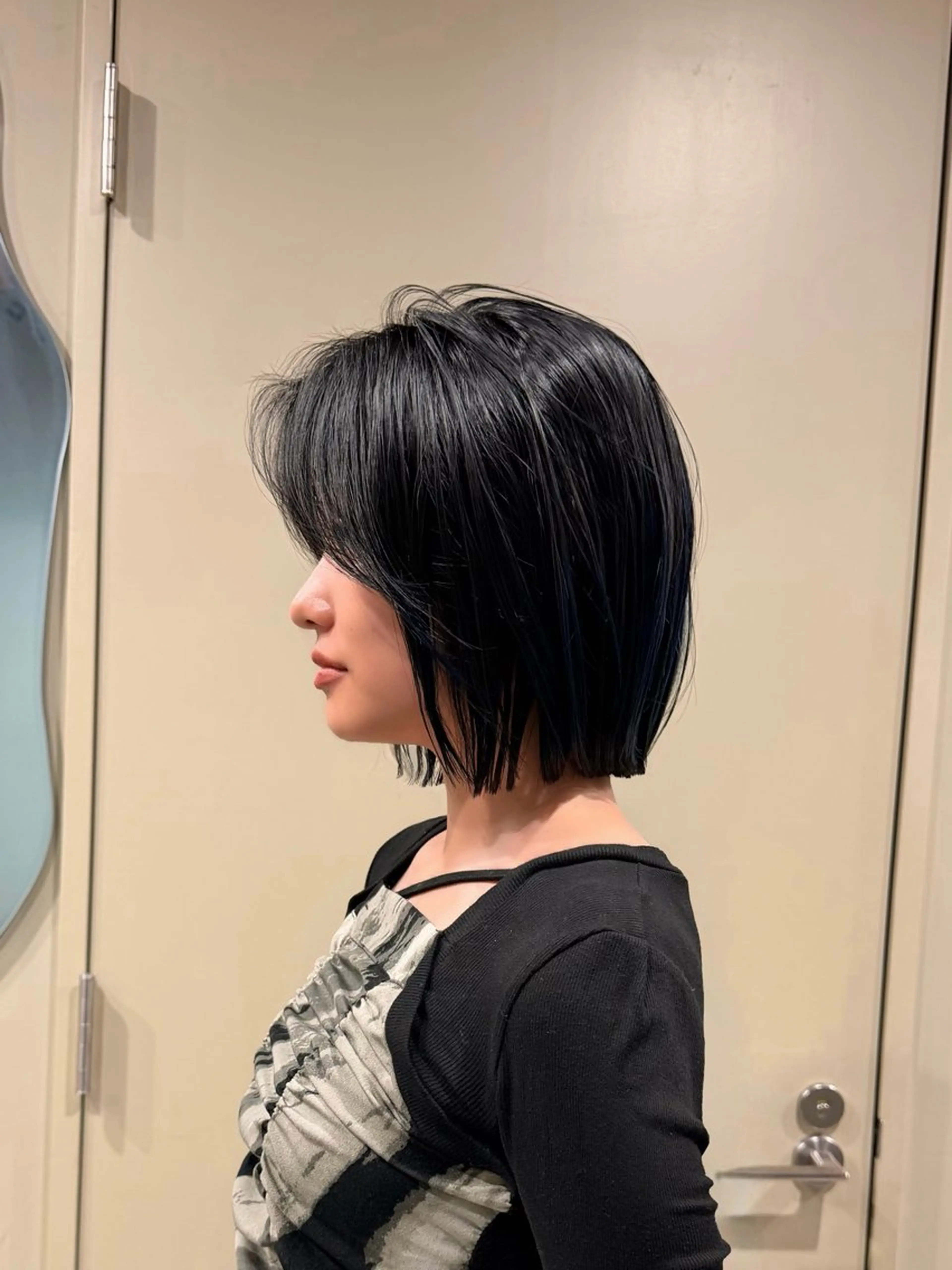 ショート カラー ボブ レイヤーカット カット ヘアカラー 堀合駿輔/パーマ/ 波巻き/縮毛/ボブのヘアスタイル
