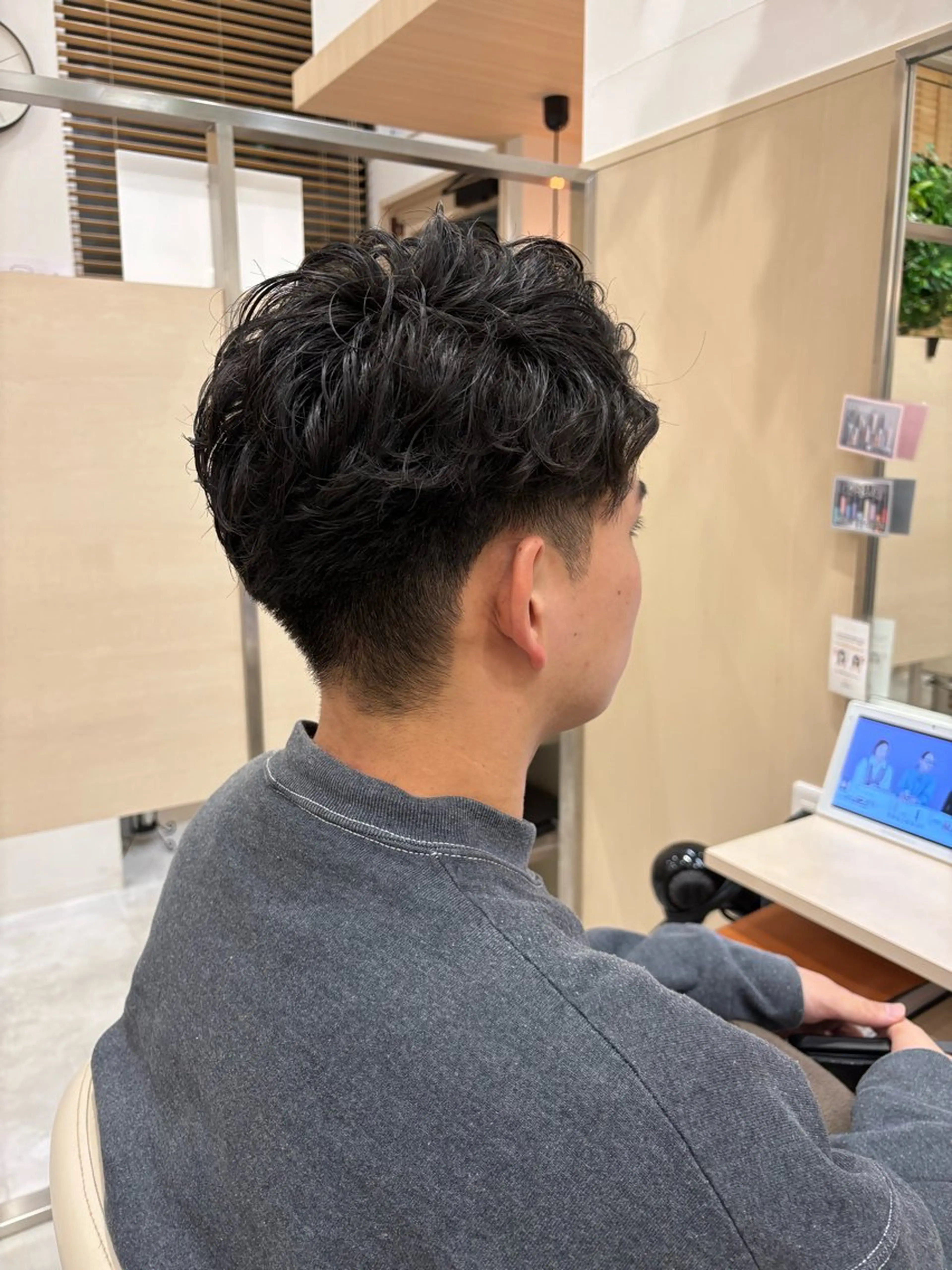 パーマ メンズ adorable長岡リップス旭岡店所属・【アドラーブル】反町 萌のヘアスタイル