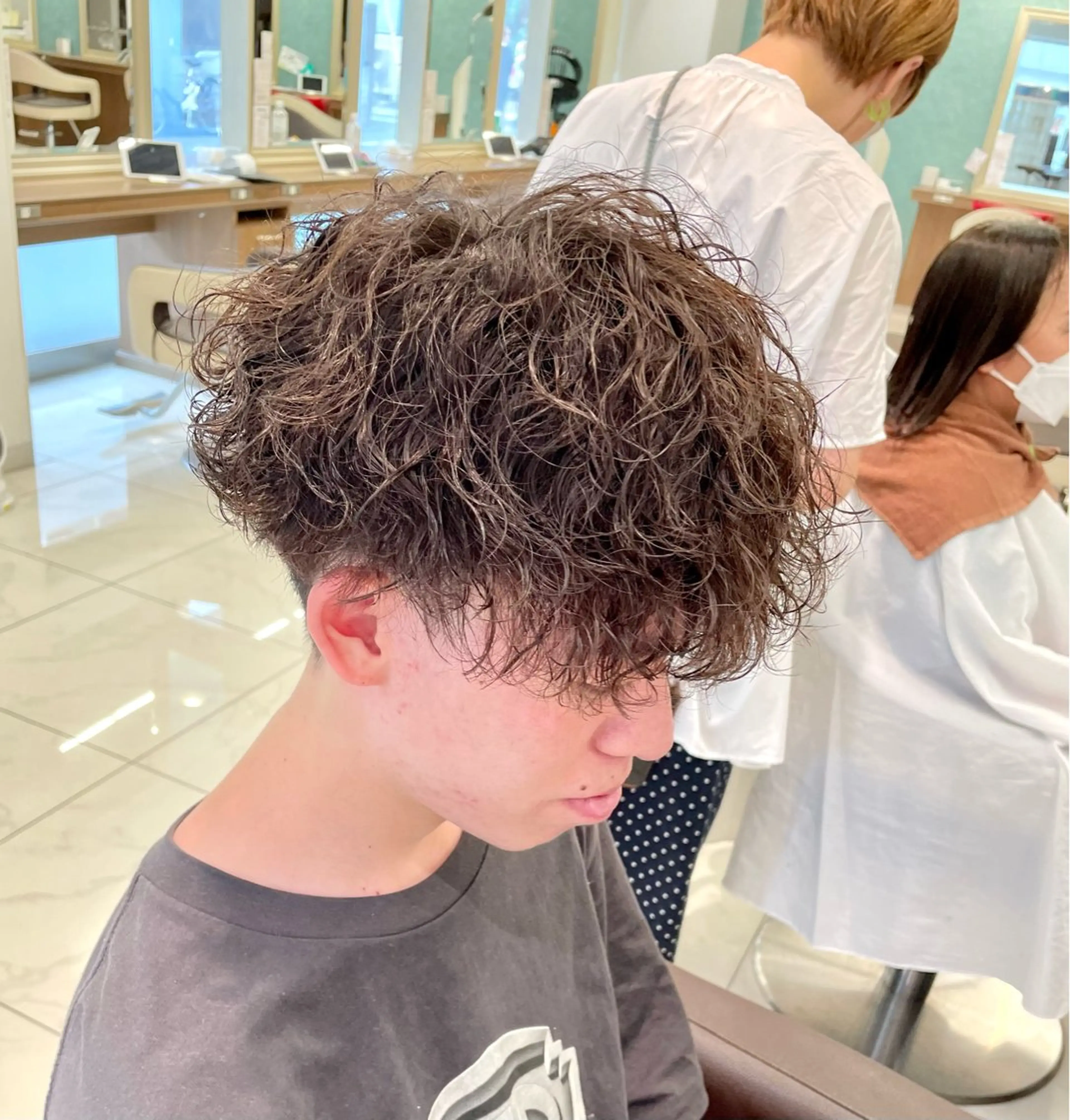 ショート パーマ メンズ 【メンズ特化】 池田大成✂︎のヘアスタイル