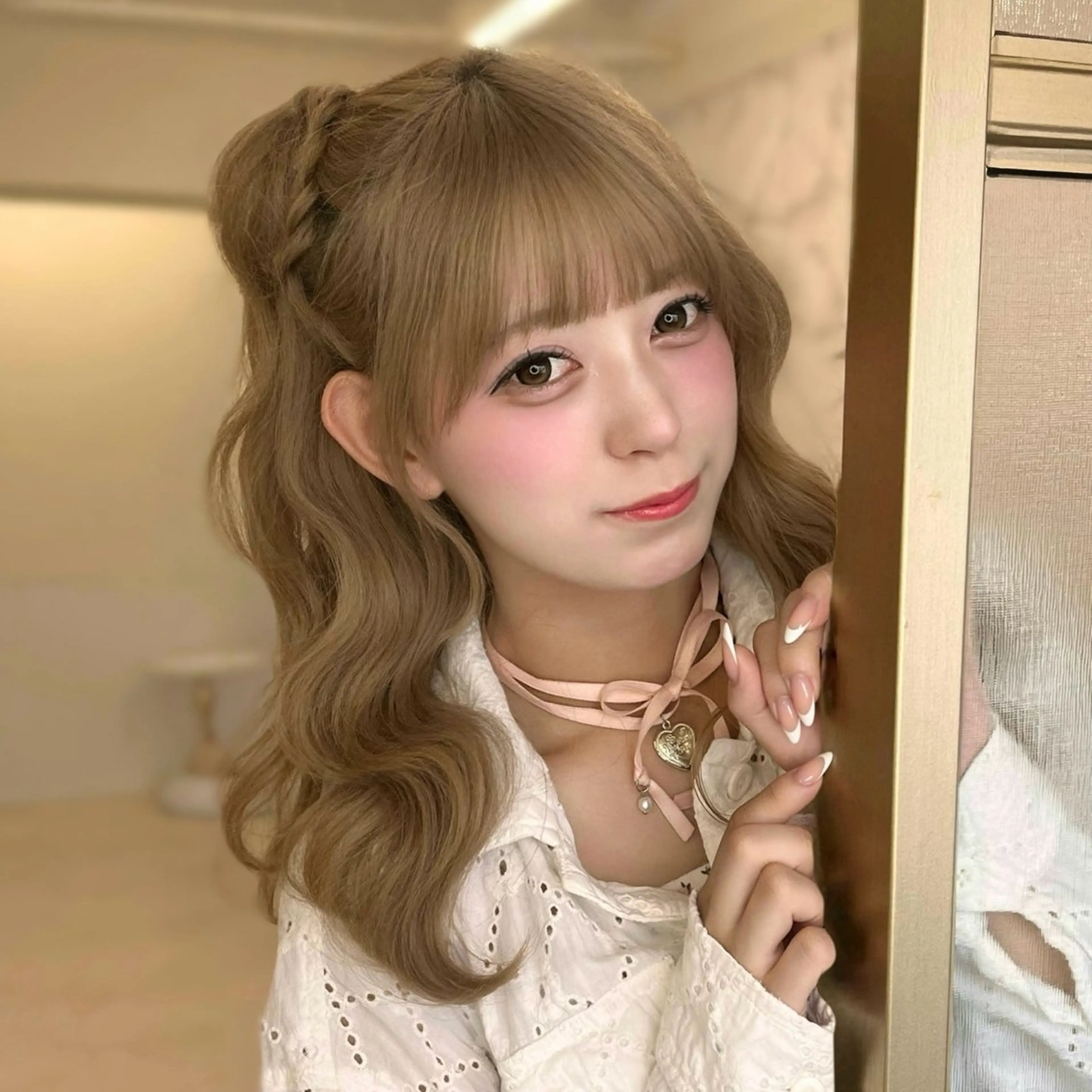 セミロング カラー カット ヘアカラー トリートメント 🪞ボブ/暖色カ ラー🧸mai🎀のヘアスタイル