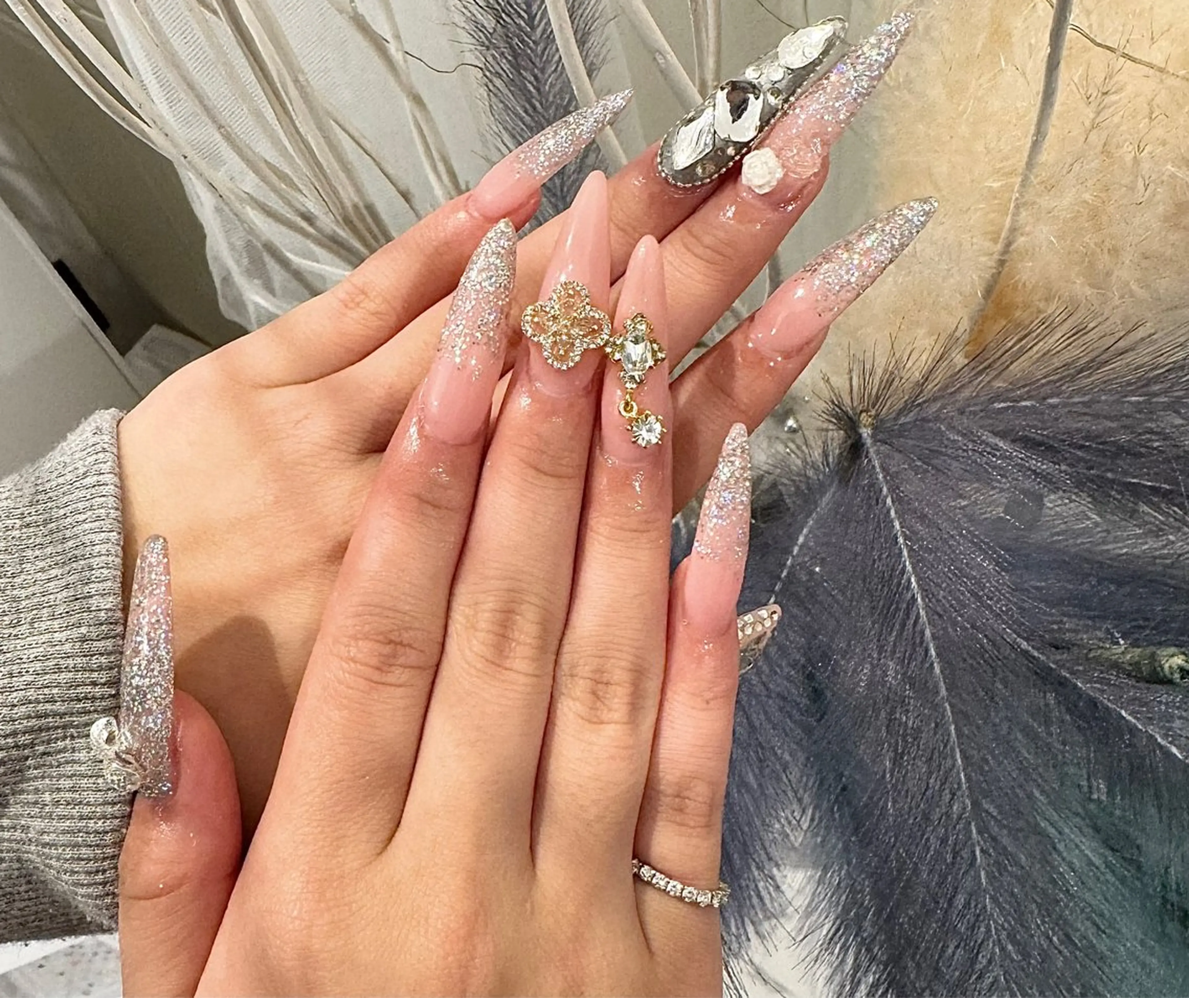 ネイル 長さ出し ジェルネイル メンズネイル ネイルチップ ハンドネイル MIMnail メンズネイリストのネイルデザイン