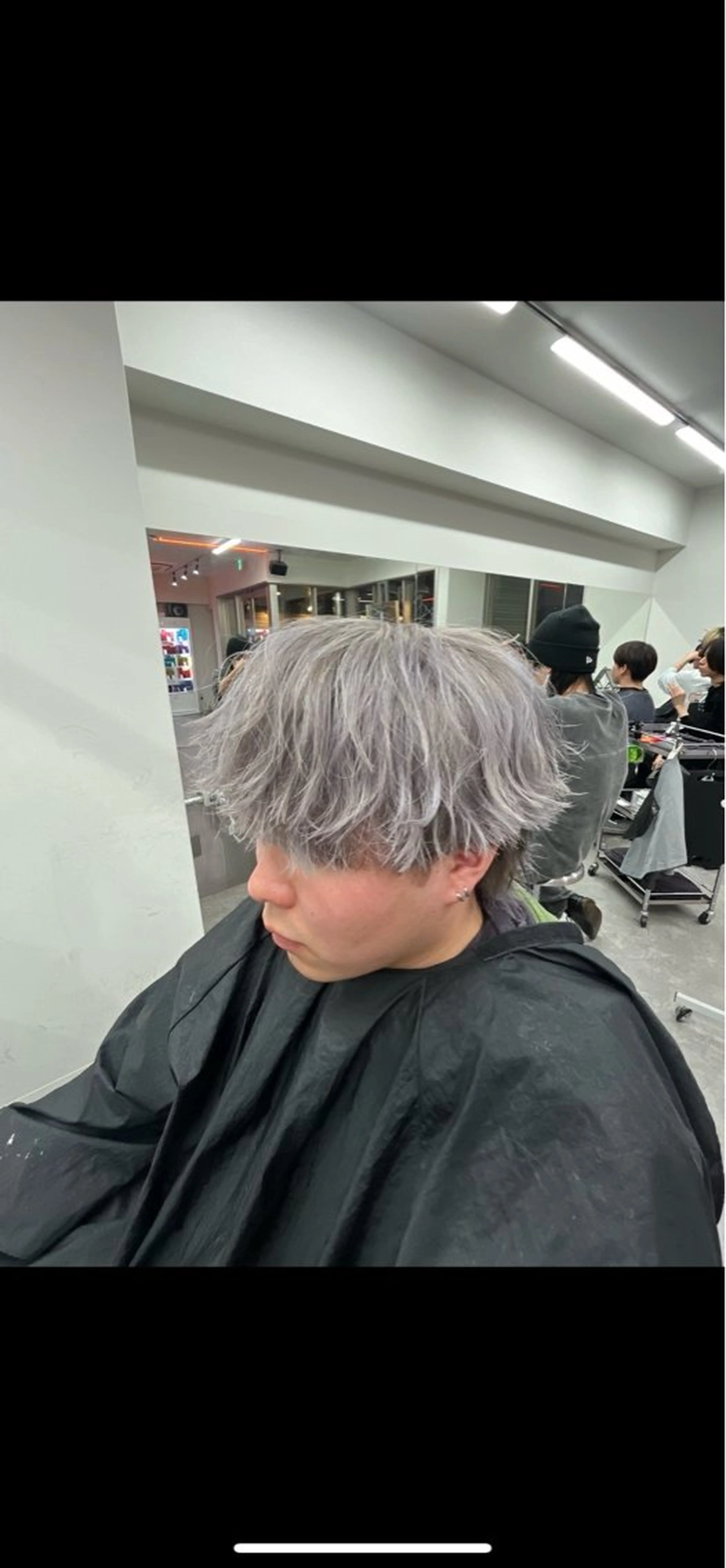 カラー メンズ フェザーの鬼 🇰🇷yutoのヘアスタイル