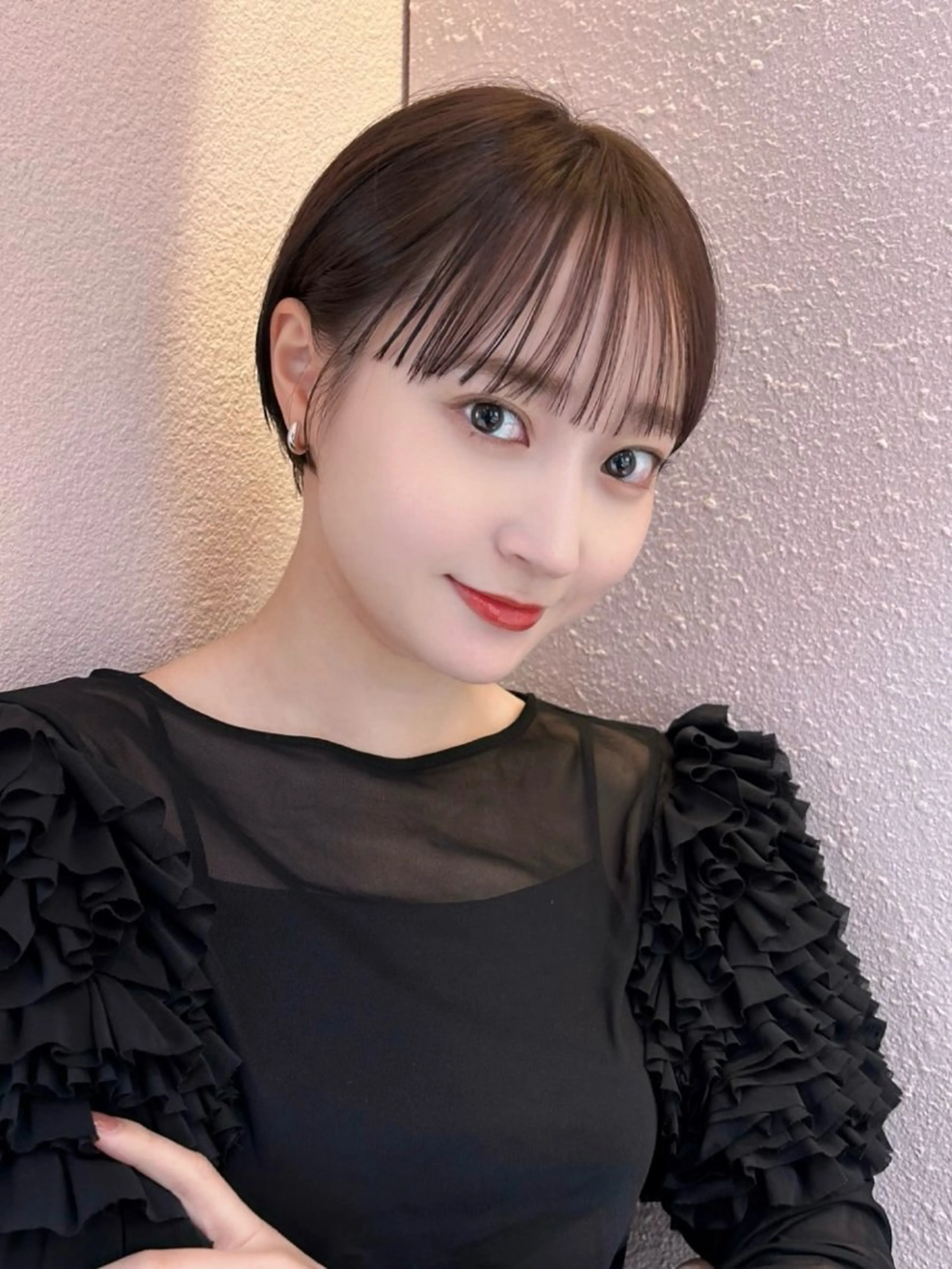 ショート ショートヘア sand yena 横浜所属・🌟似合わせカット No.1🌟ホノのヘアスタイル