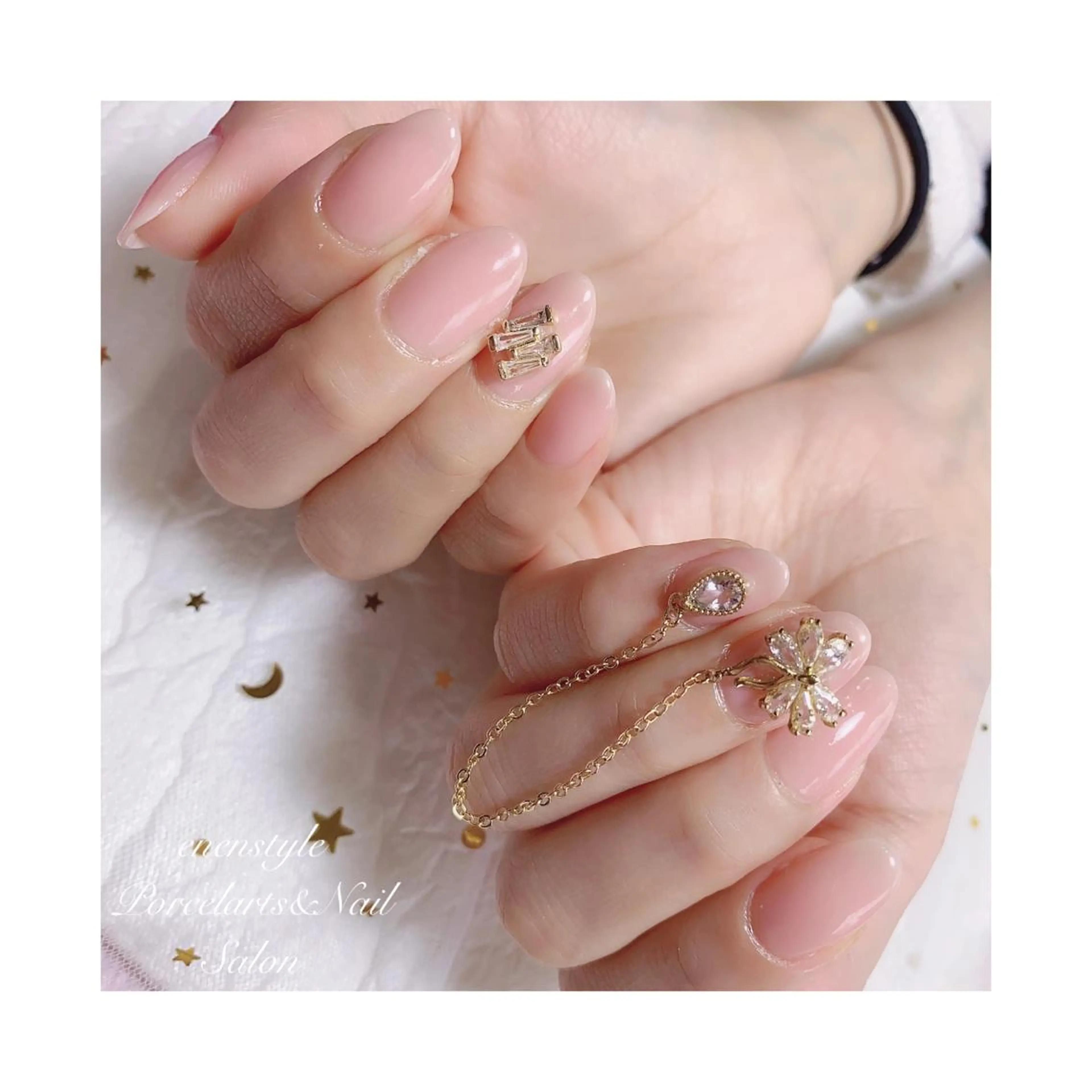 ミディアム ネイル ハンドネイル 👑enen style👑のネイルデザイン