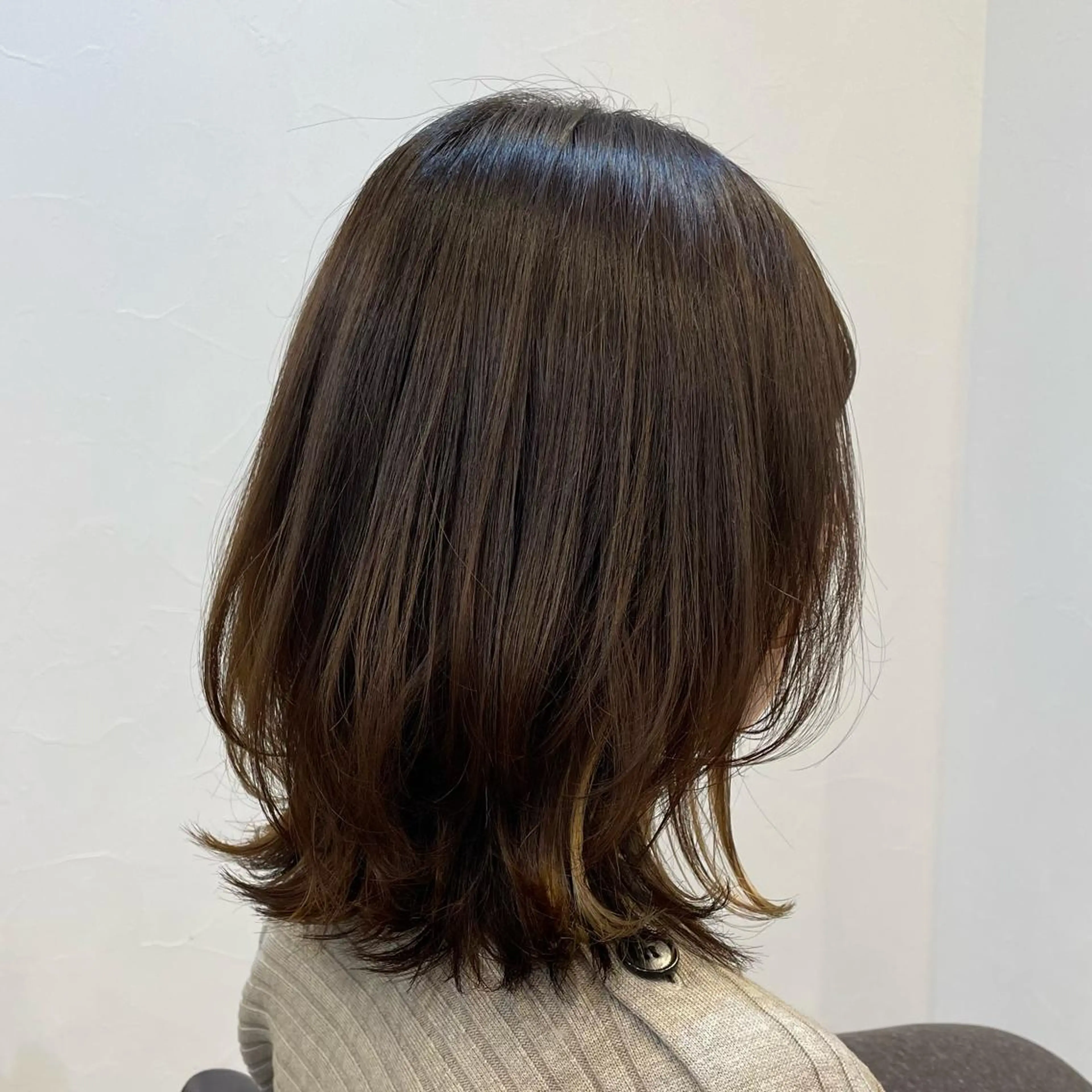 ミディアム ミディアムヘア🌼 さきのヘアスタイル