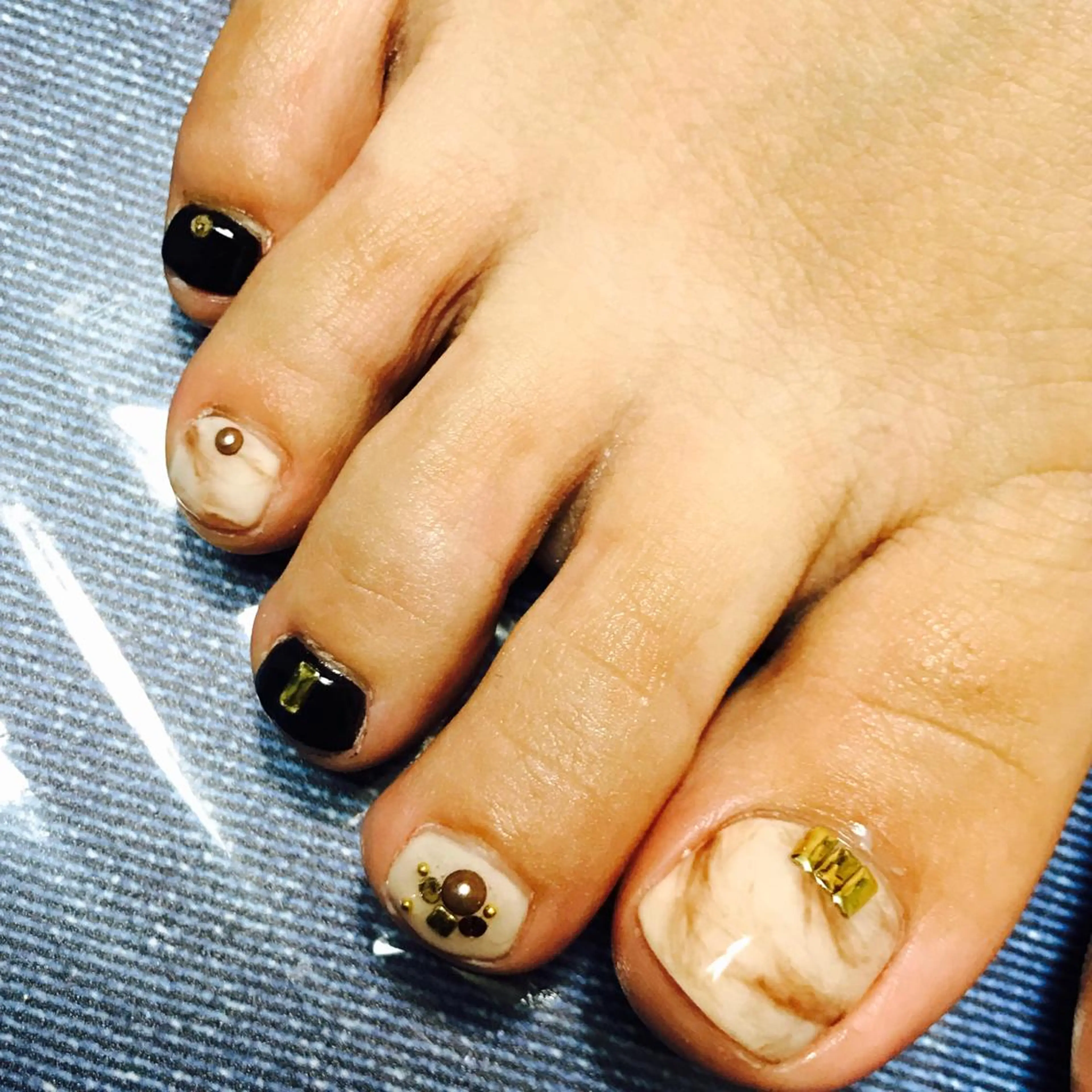 ネイル 大理石ネイル(マーブル) 冬ネイル 安藤 Charlotteのネイルデザイン