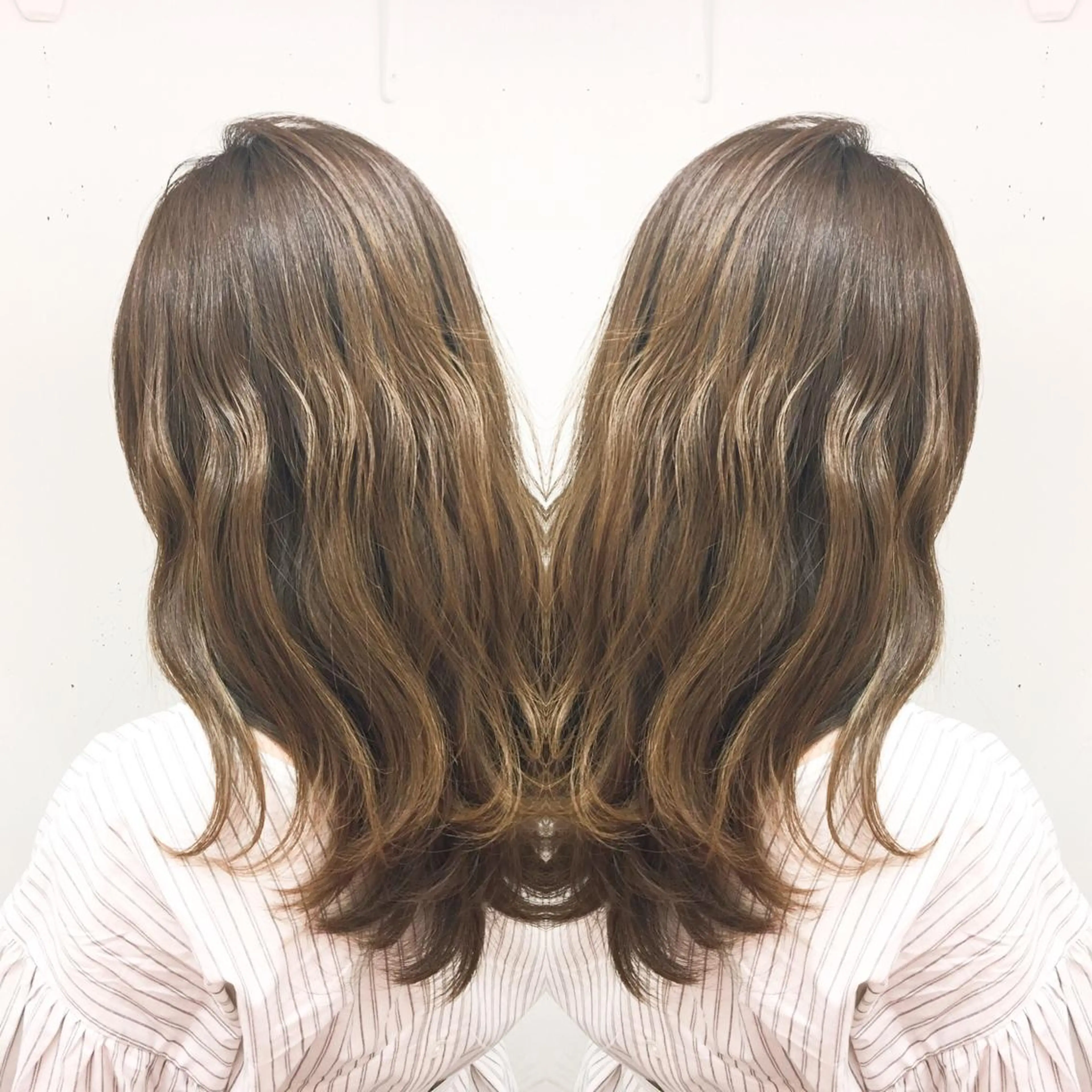 セミロング レイヤーカット ローレイヤー ❤️千葉県代表❤️ 店長❤️柿本翔一朗のヘアスタイル