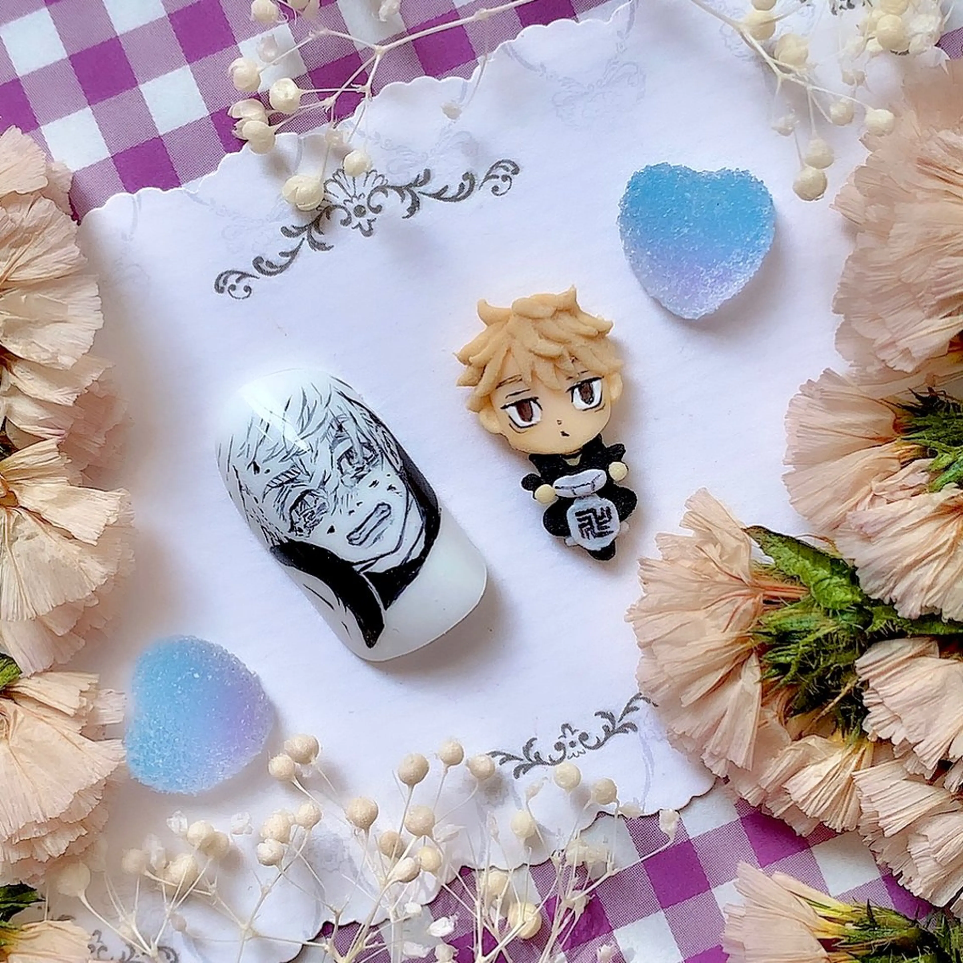 ネイル アートネイル 3Dアートネイル💗 都築レナのネイルデザイン
