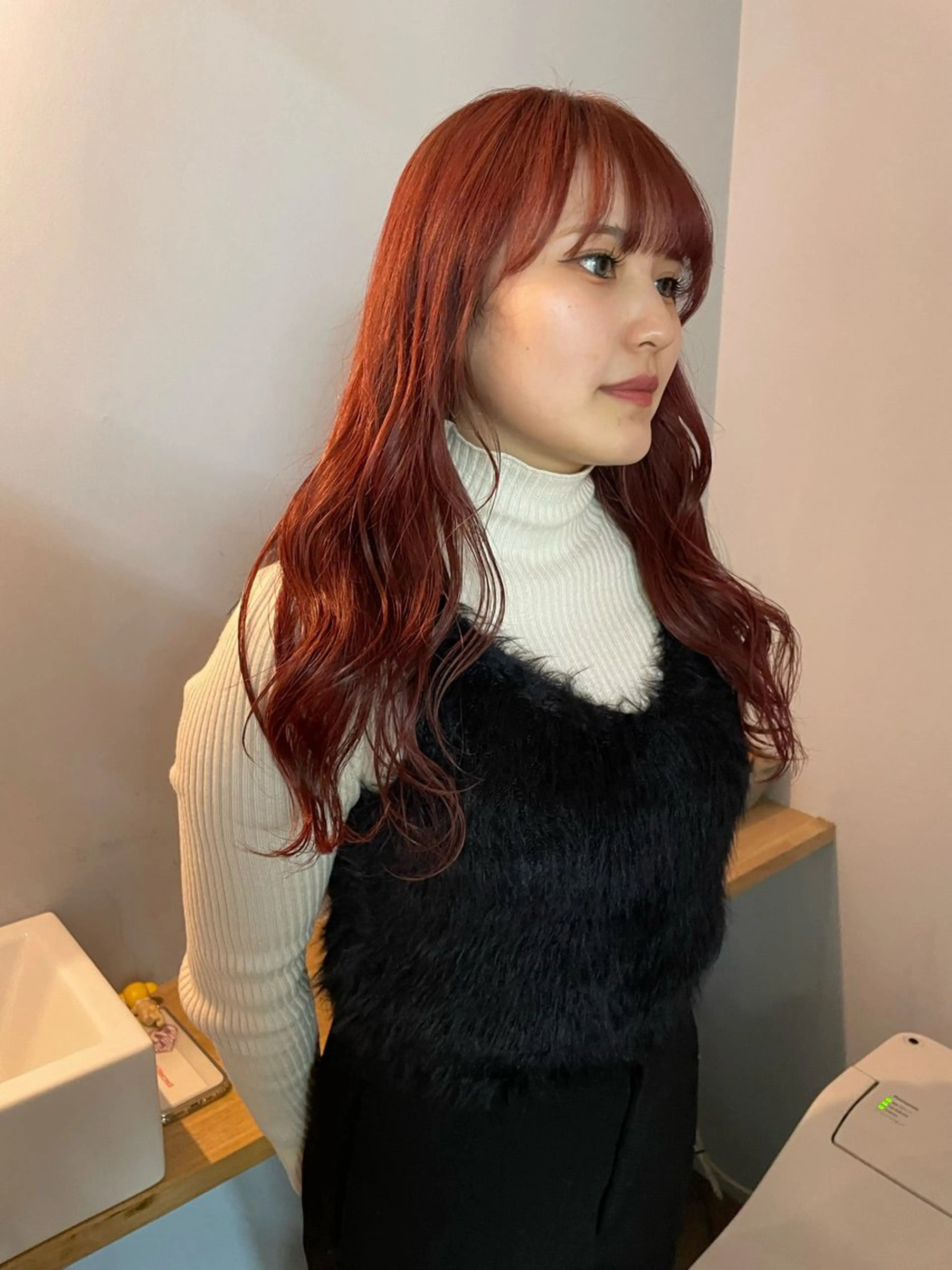 ロング ボブカットモデル/パ ーマ/harunaのヘアスタイル