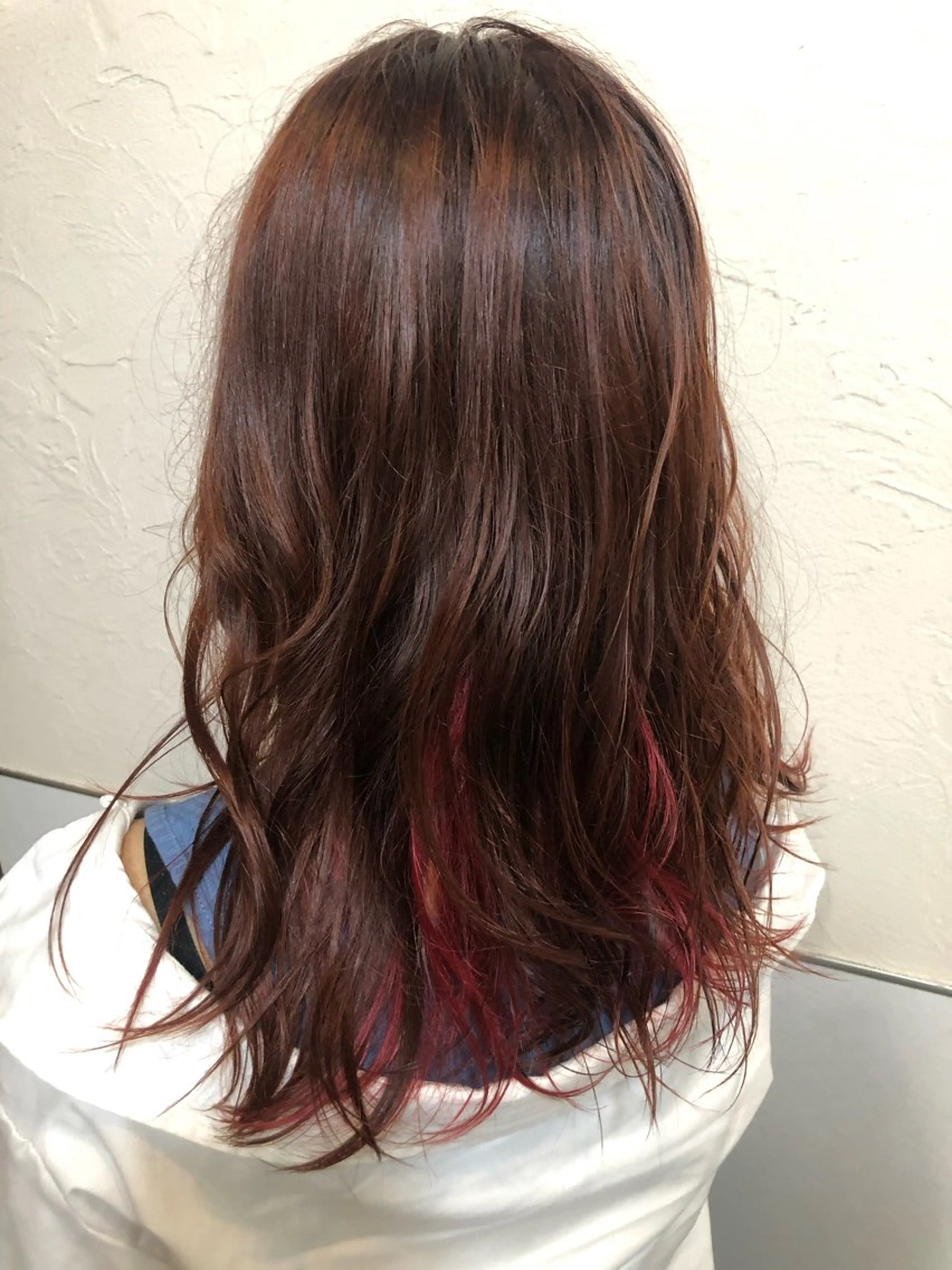 ロング 松井 愛のヘアスタイル