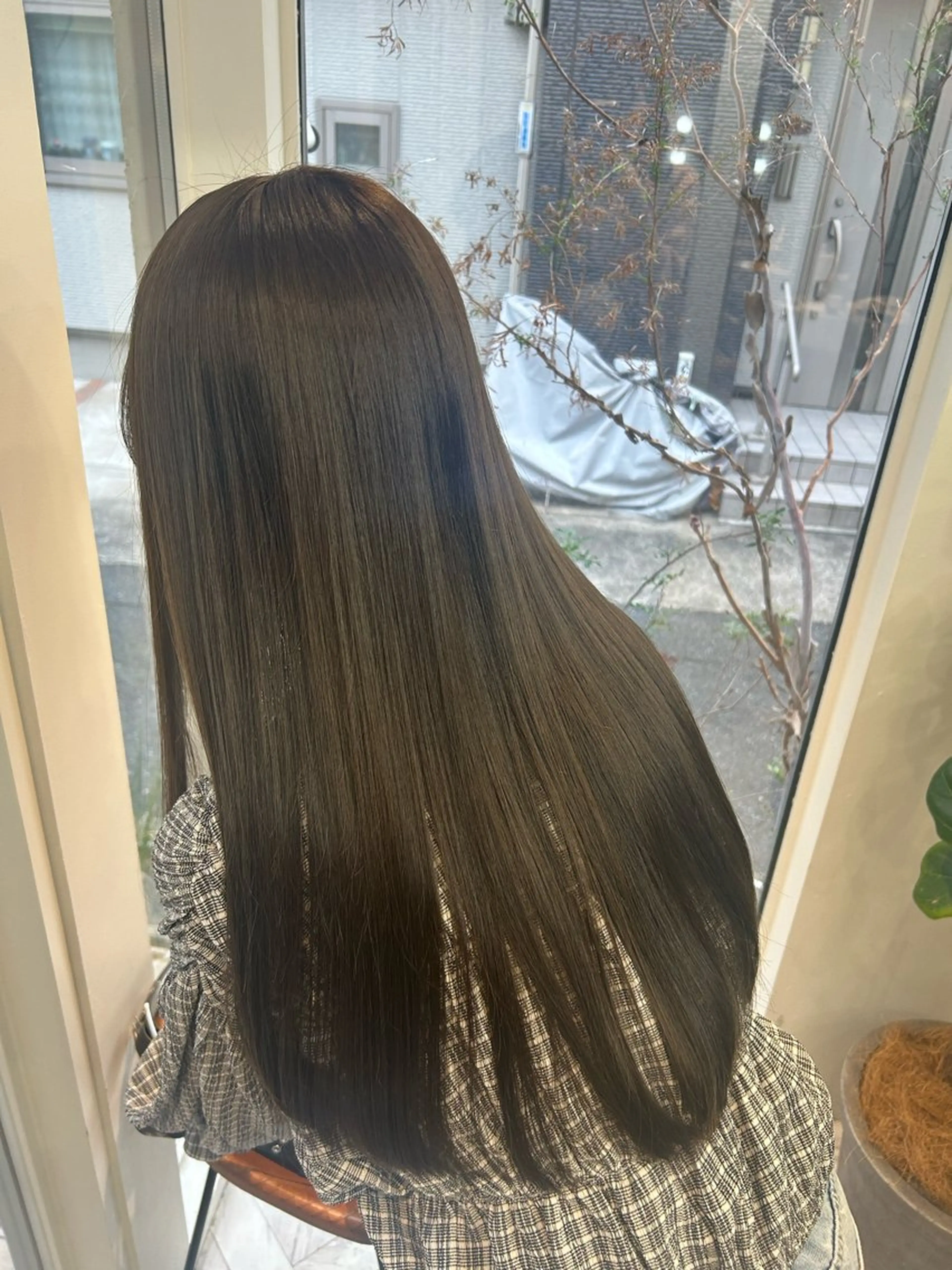 ロング ヘアカラー トリートメント LOE Yuuka/42🩵のヘアスタイル