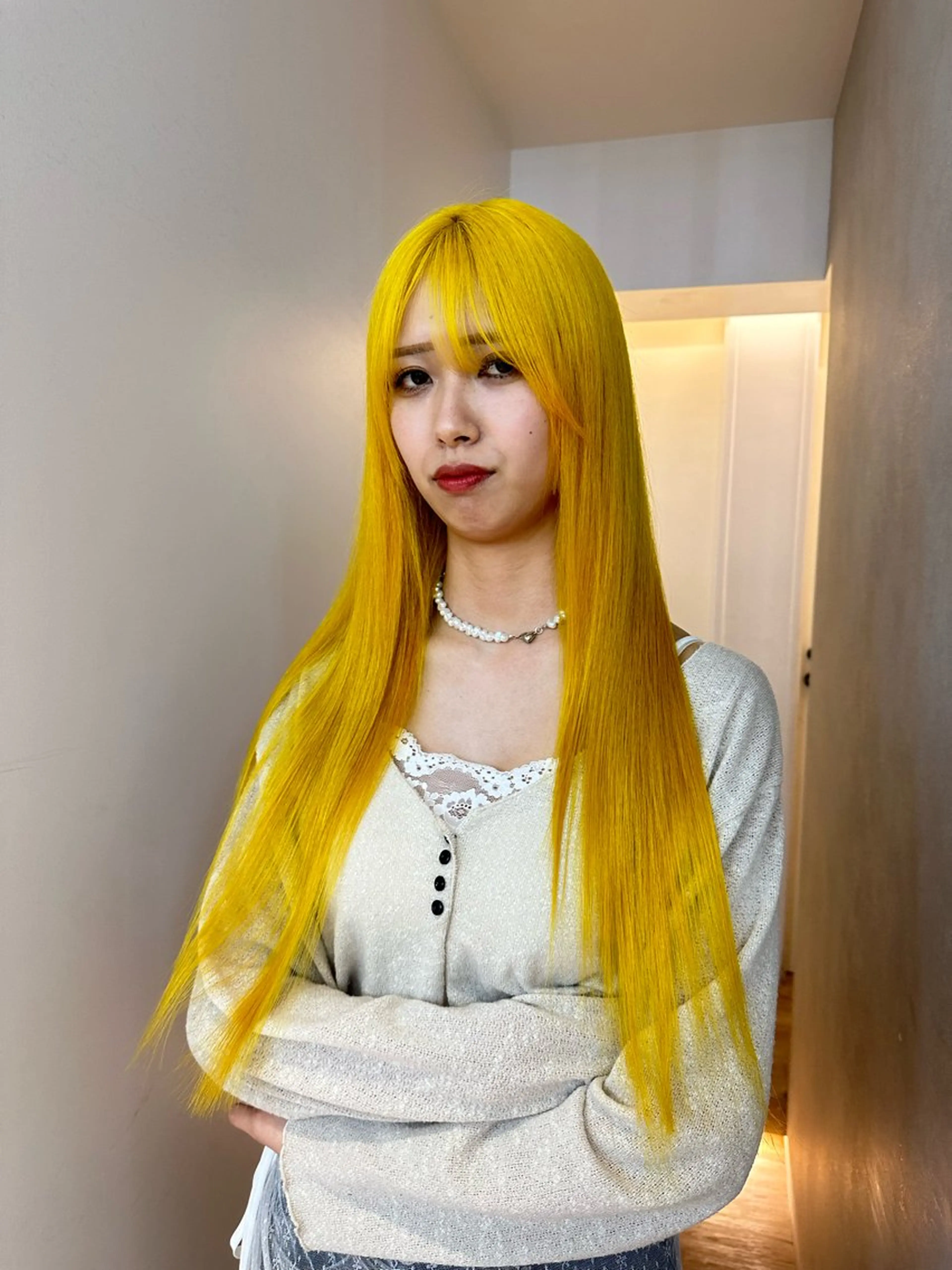 カラー ヘアカラー ハイトーン特化 pepe🎀のヘアスタイル