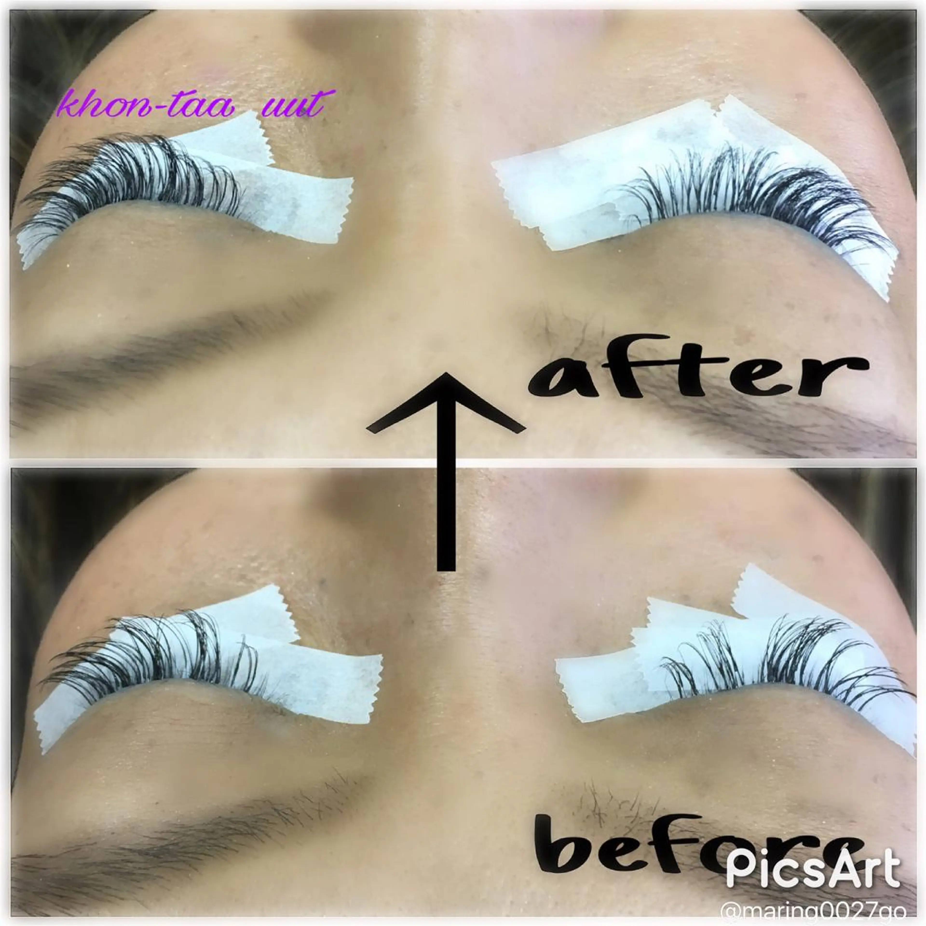 マツエク・マツパ khontaauut mariのマツエク・マツパデザイン