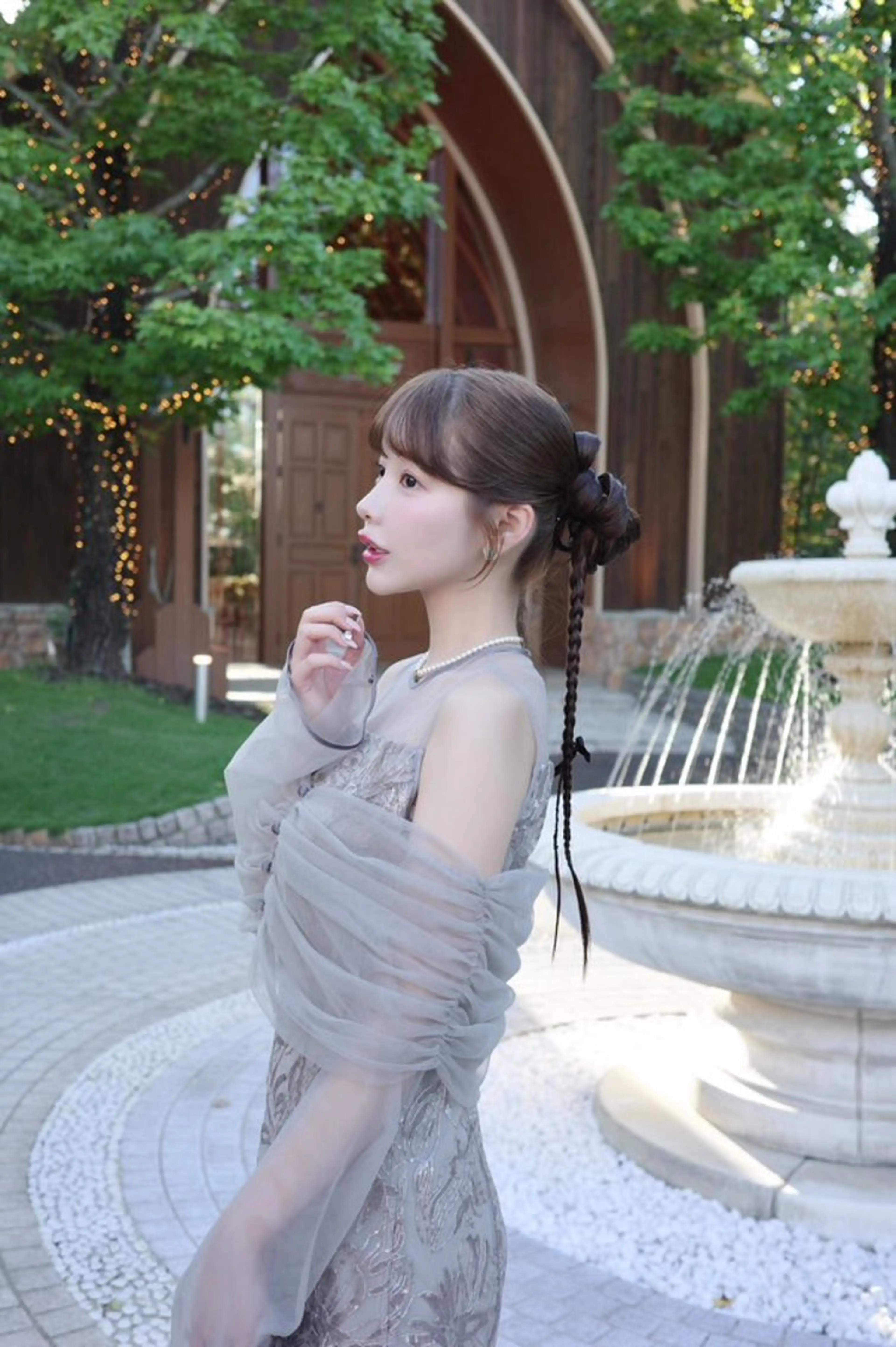ロング カラー ヘアアレンジ hiide sisiのヘアスタイル