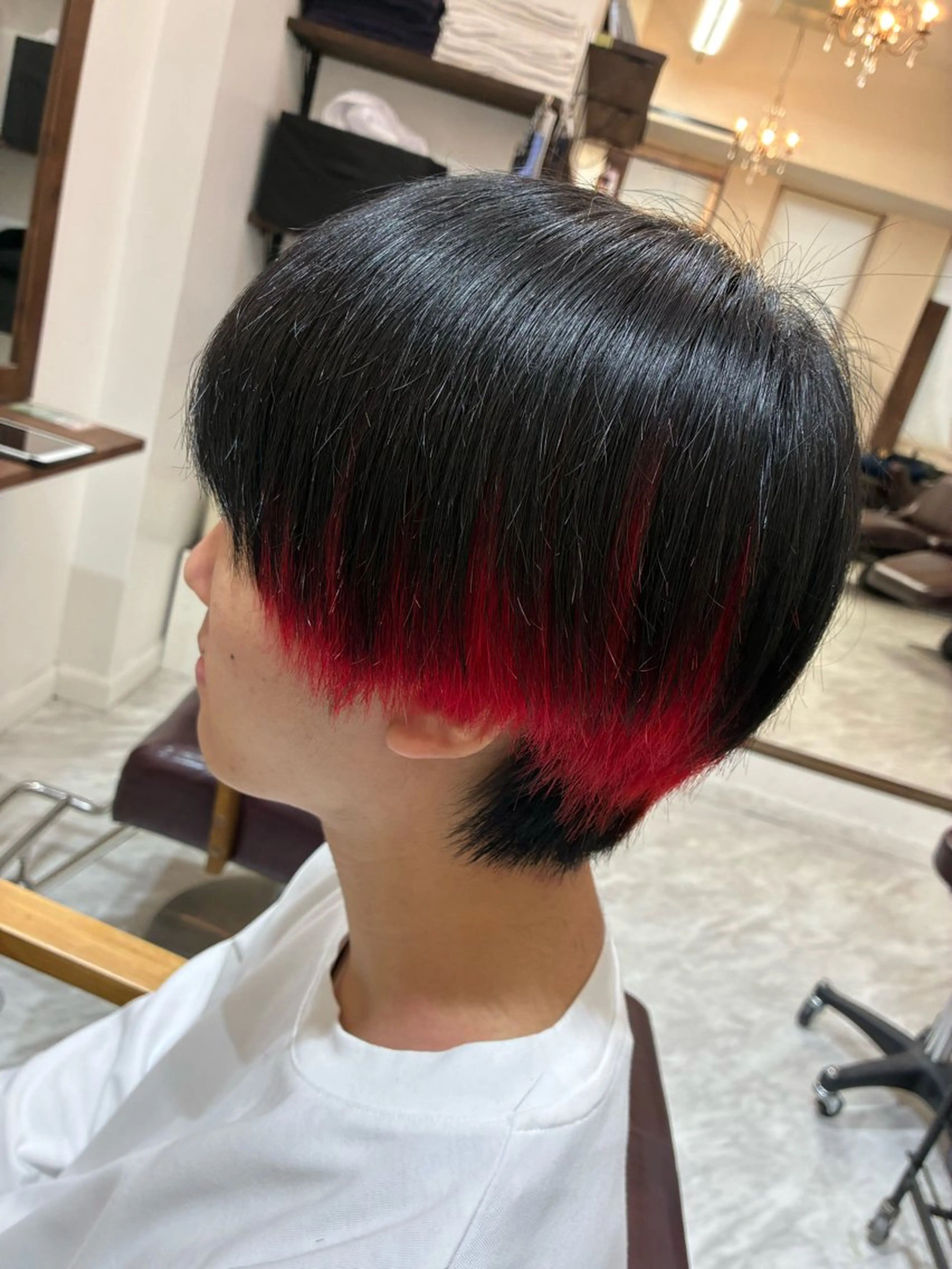 ショート カラー メンズ 佐藤天斗 /スタイリストのヘアスタイル