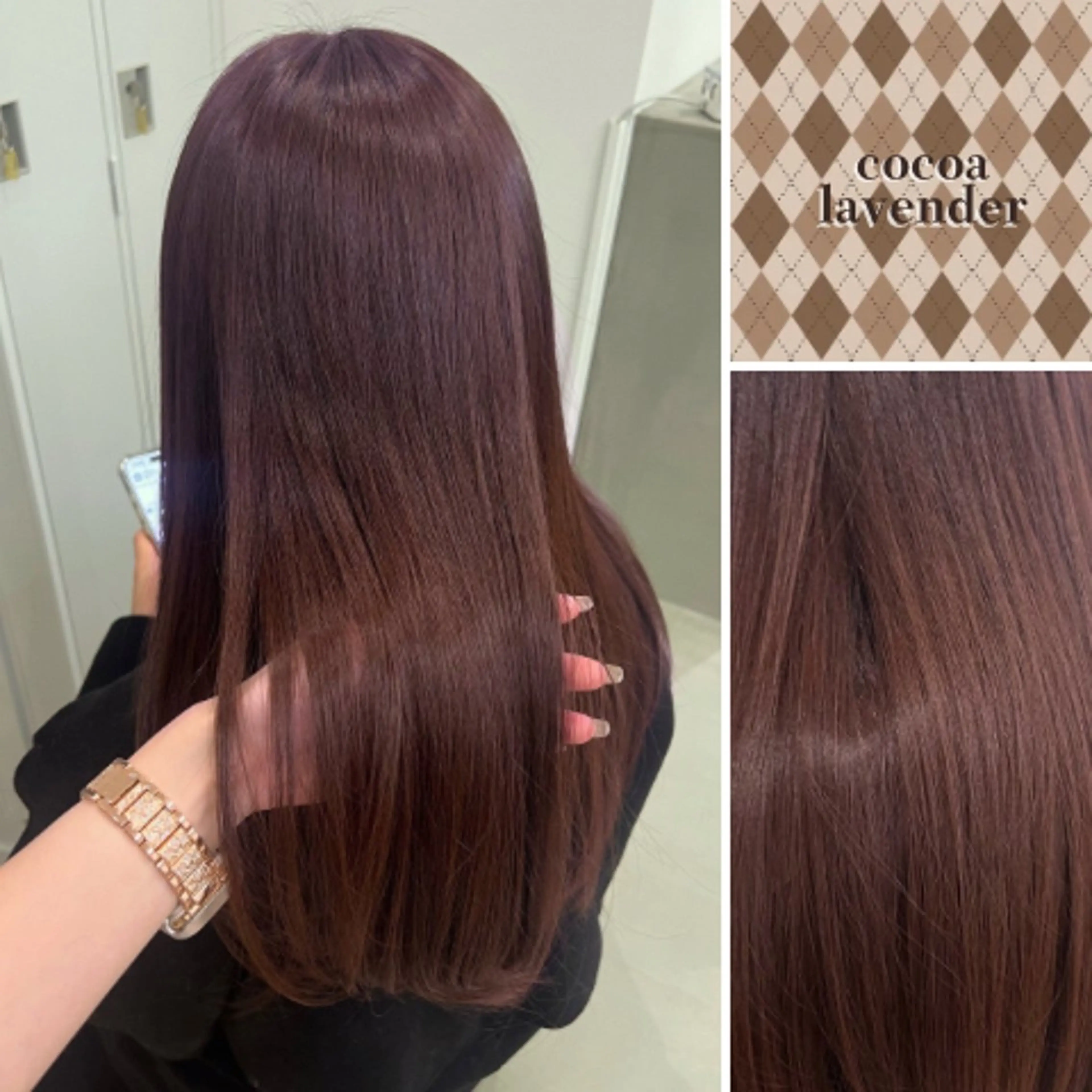 カラー 🫧艶カラー特化🫧 セット/mona🩵のヘアスタイル