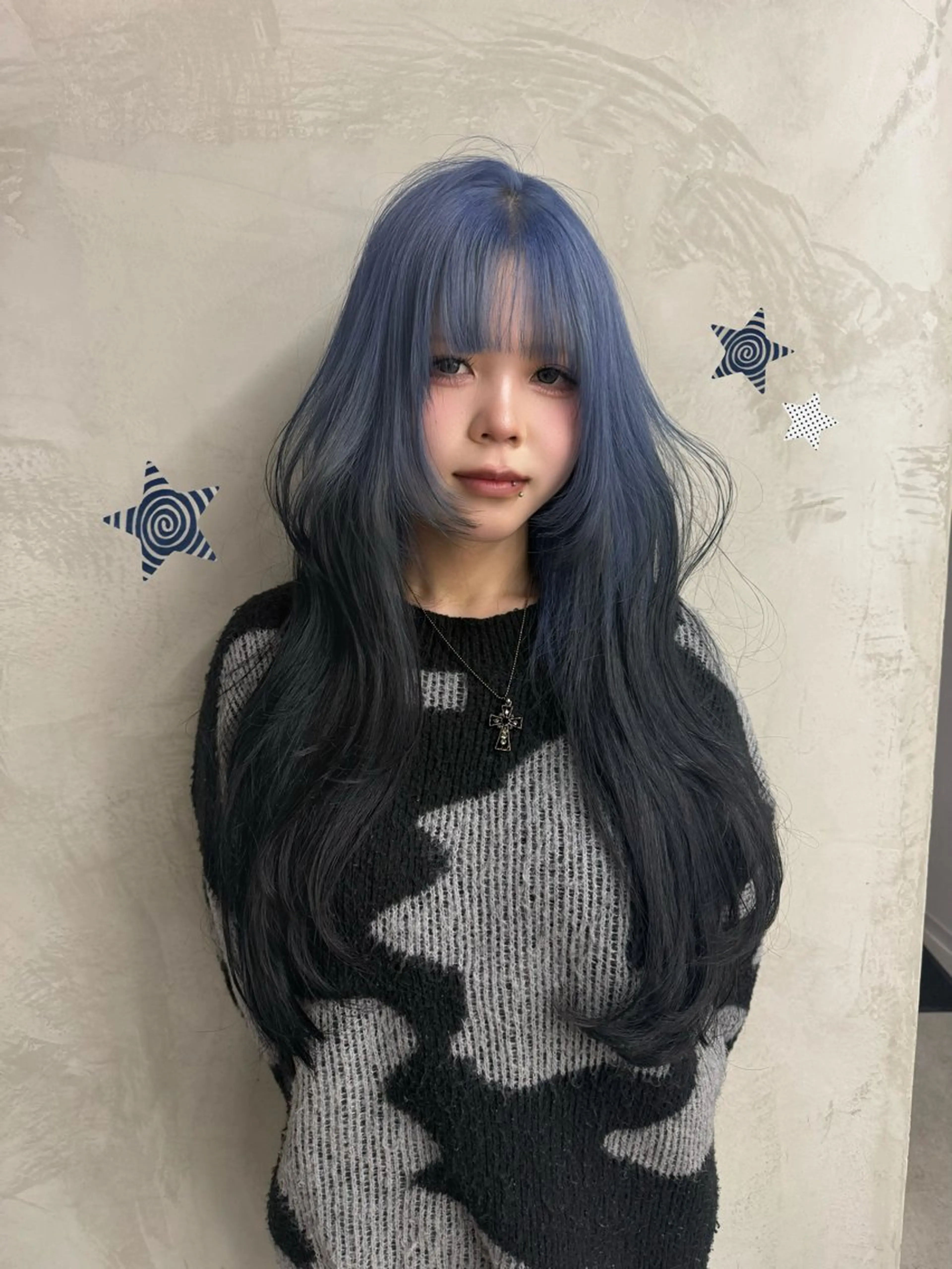 ロング カラー ブリーチ ヘアカラー トリートメント RIENS aura / ayu ♡のヘアスタイル