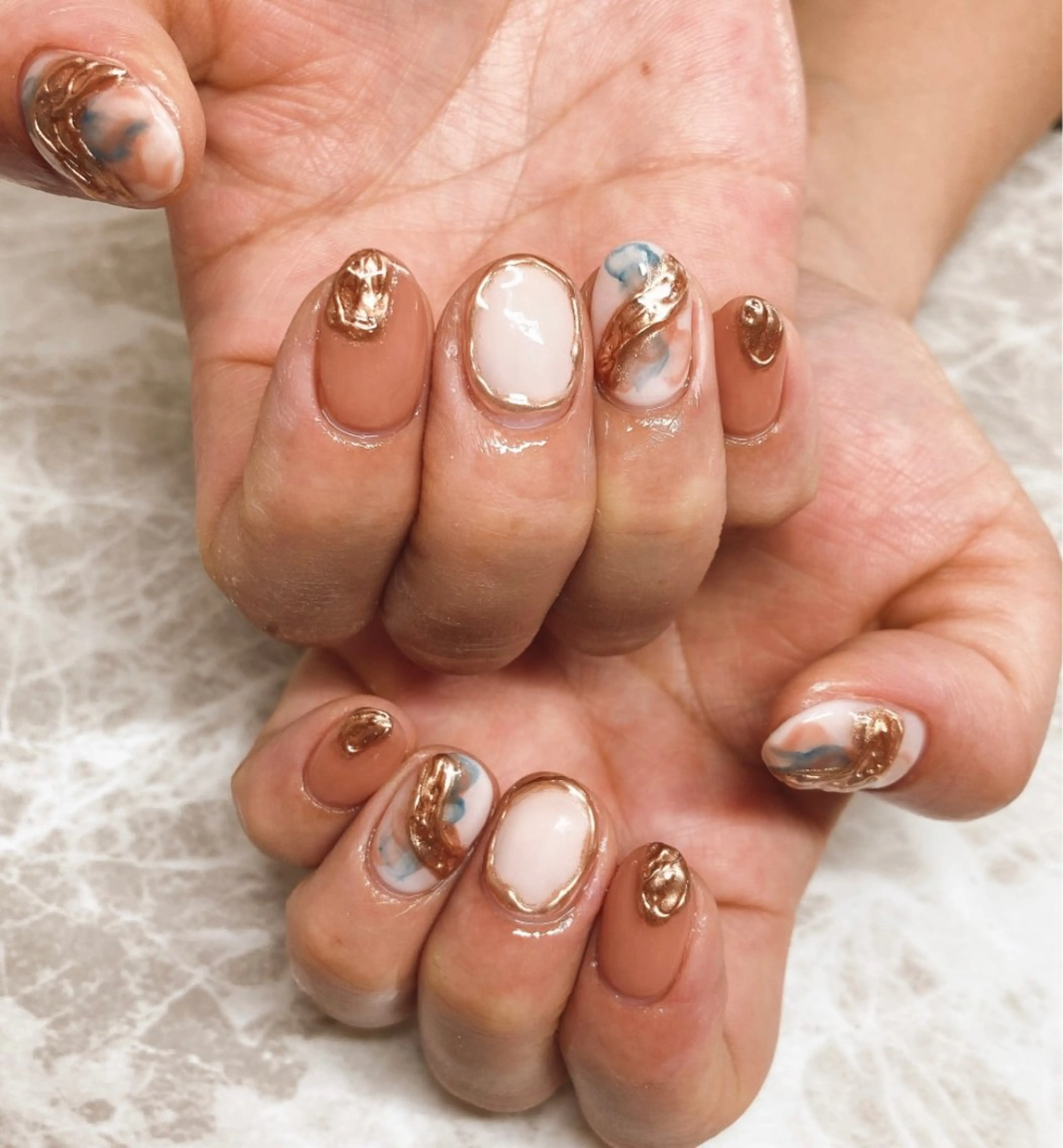 ネイル ニュアンスネイル Ran Nailのネイルデザイン