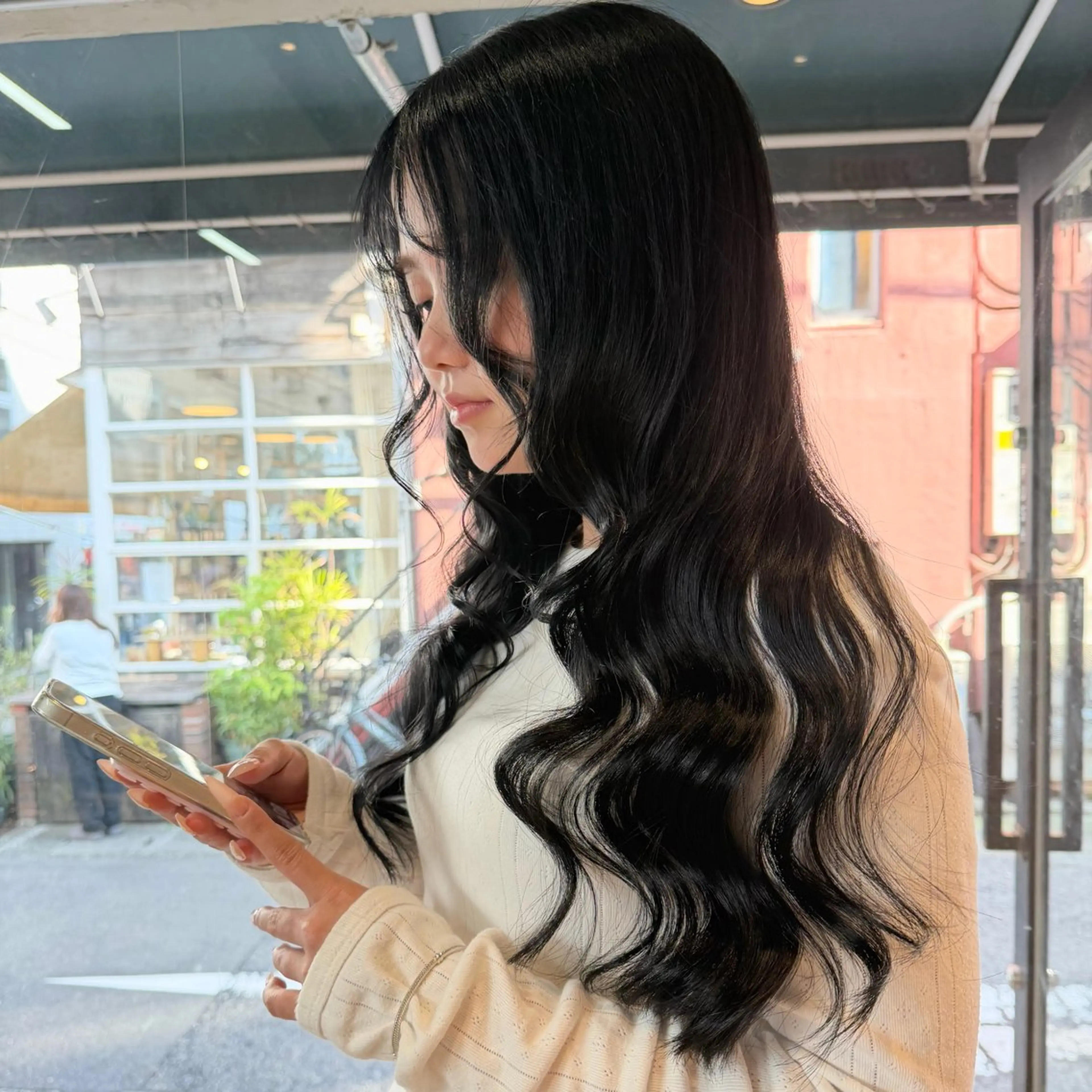 ロング カラー カット ヘアカラー トリートメント 優梨 EIGHT💞のヘアスタイル