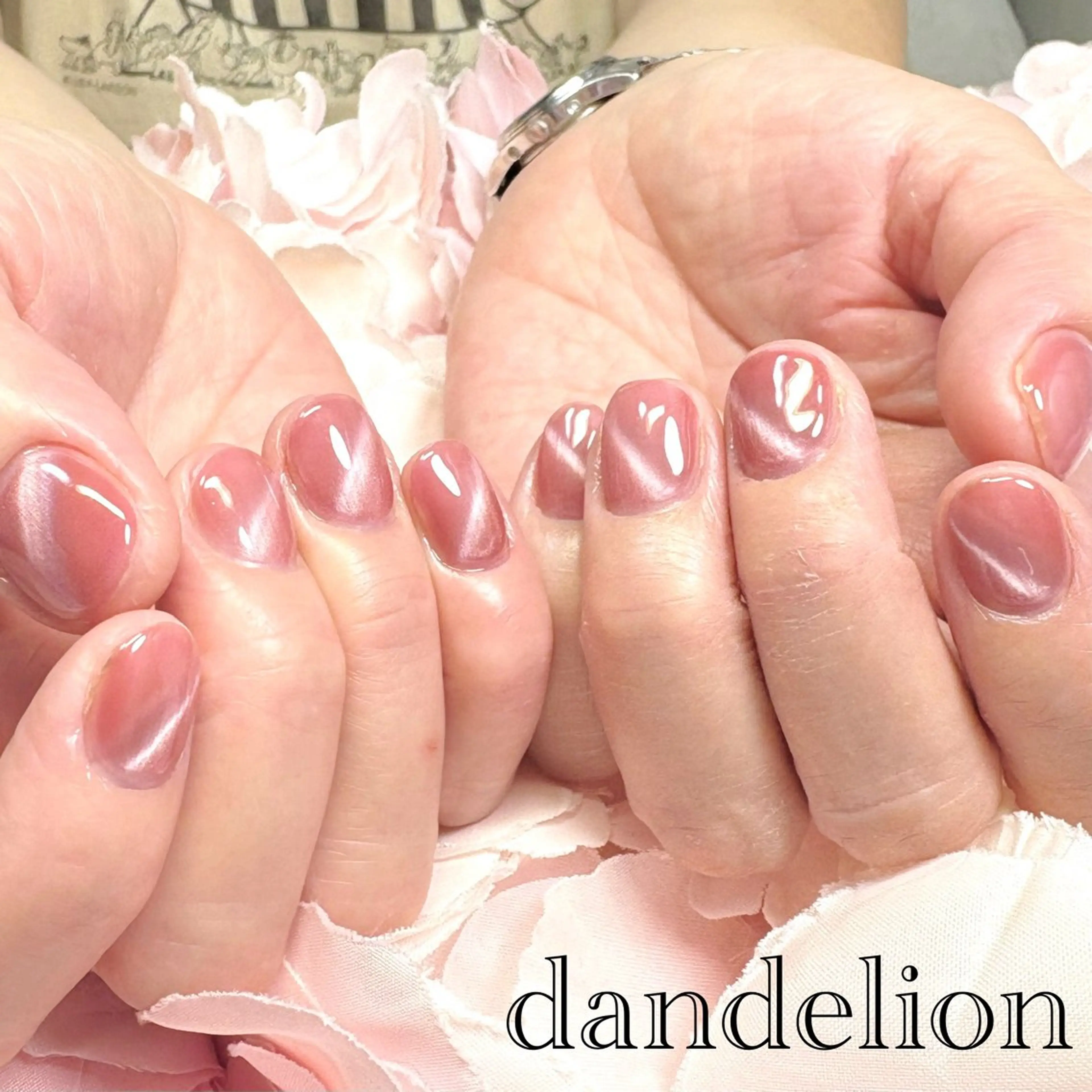 ネイル ハンドネイル ハンドケア dandelion ダンデライオンのネイルデザイン