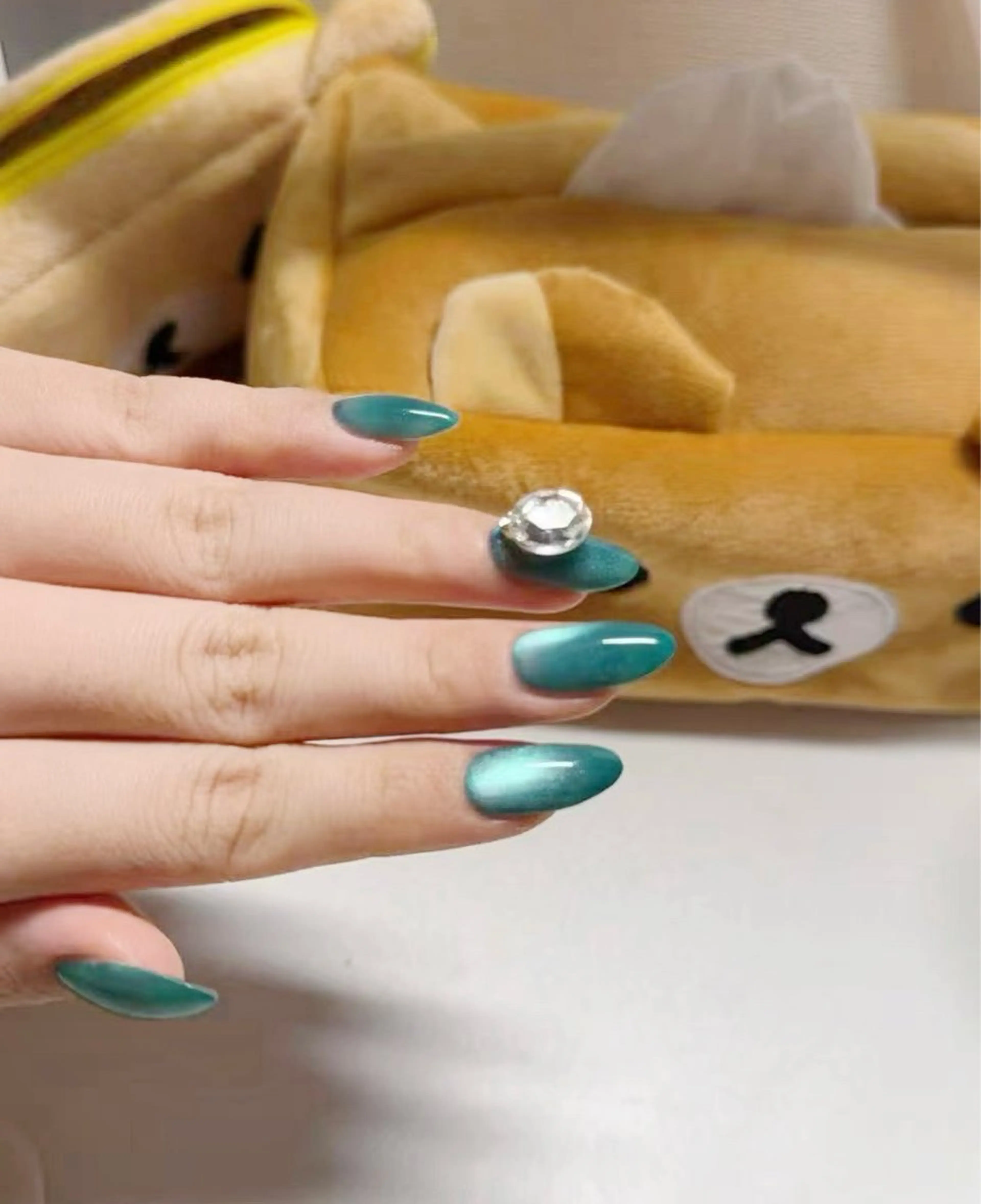 ネイル マグネットネイル 春ネイル ハンドネイル 高橋 サヤのネイルデザイン