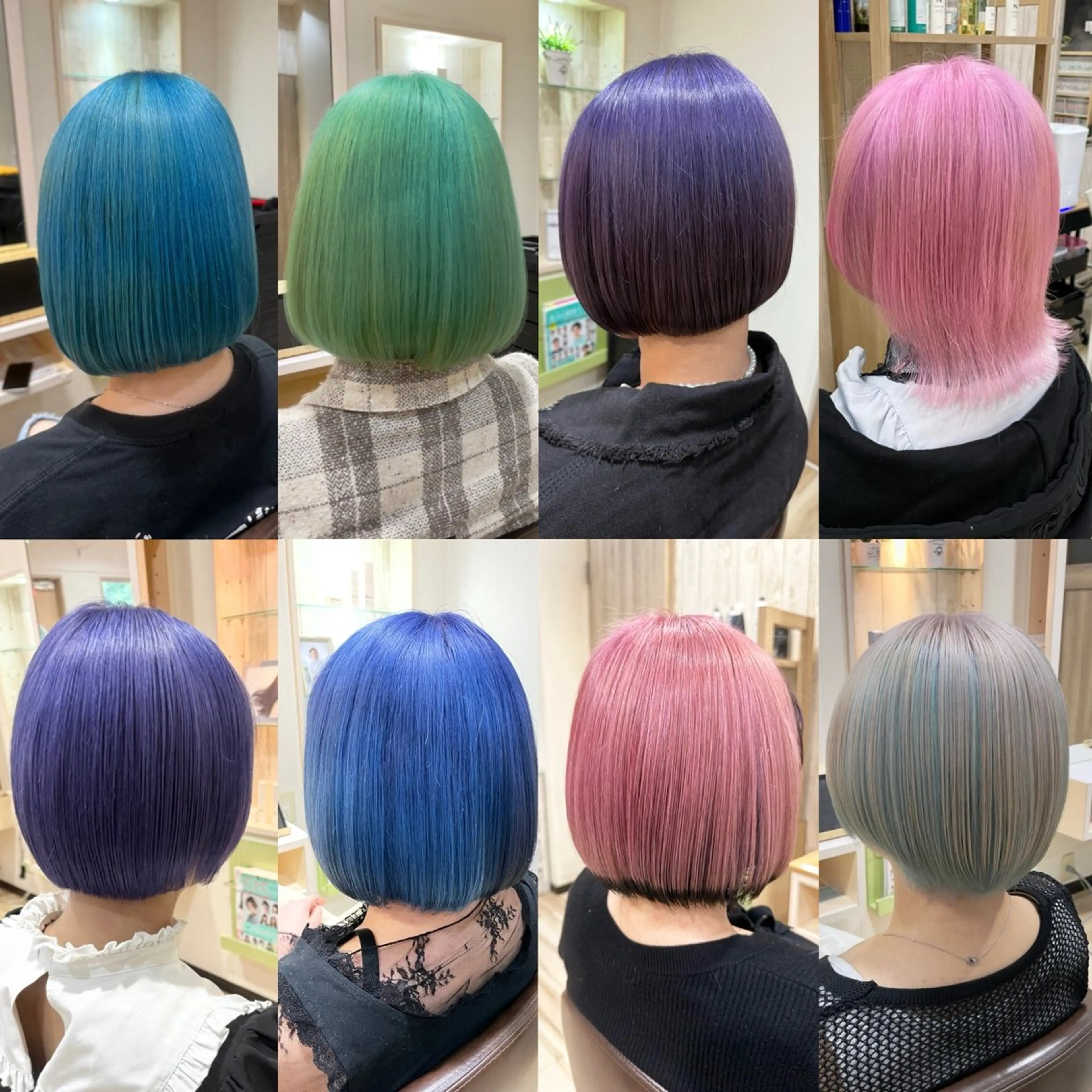 ショート カラー 🌈派手髪ハイトーン 🌈鈴木亮太🌈のヘアスタイル