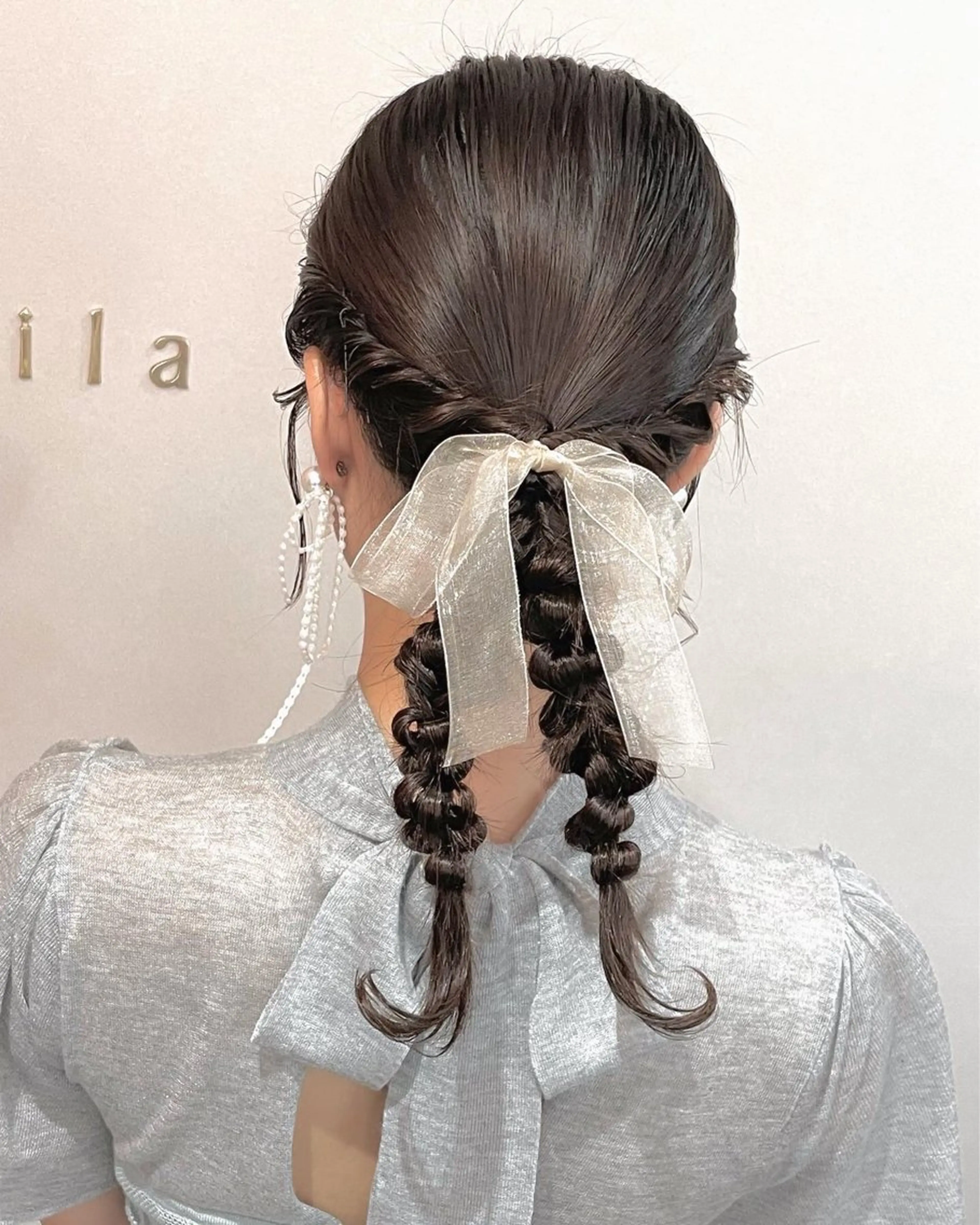 セミロング エクステ＆ヘアセット Milaのヘアスタイル