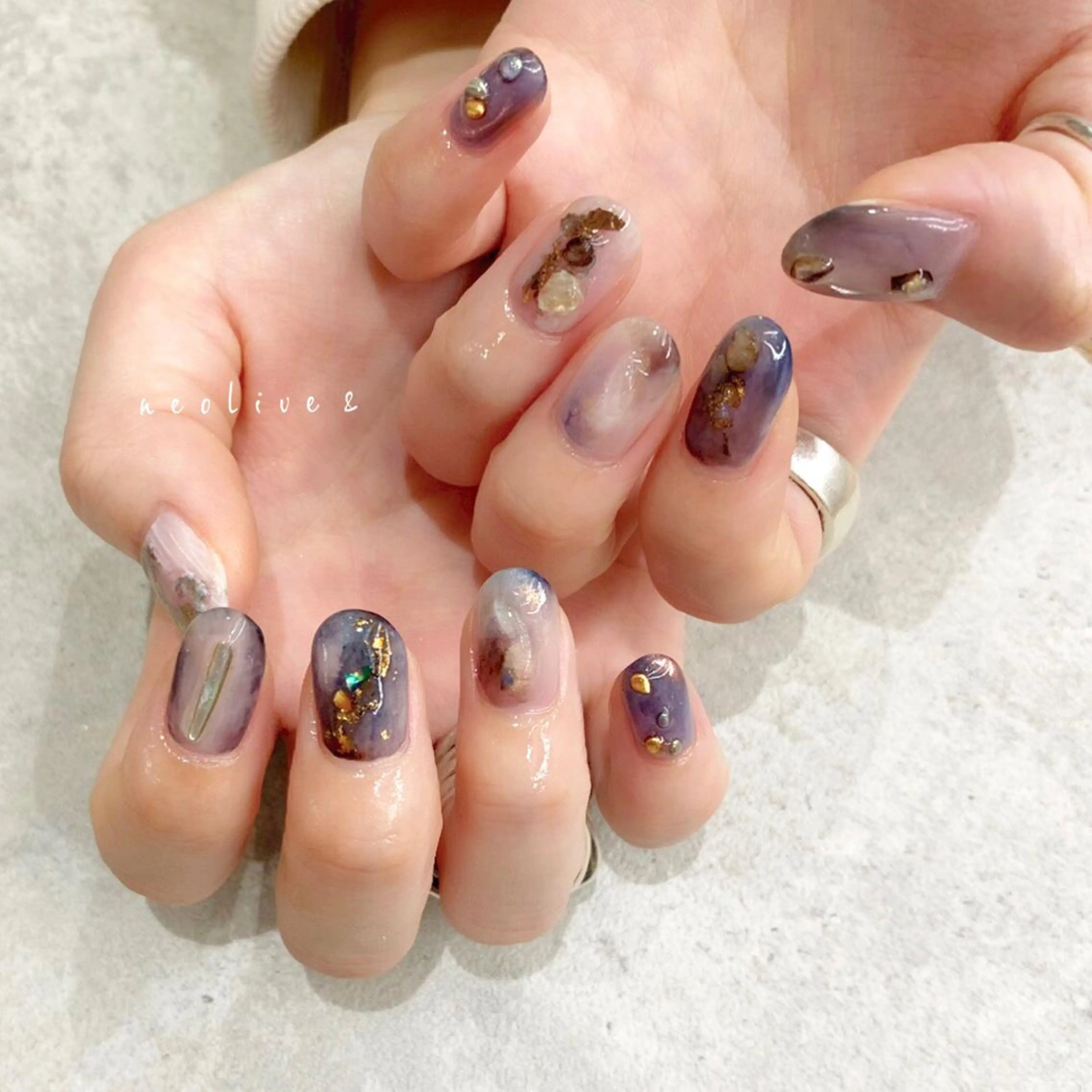 ネイル ハンドネイル Yuriko Omi パラジェル/渋谷のネイルデザイン