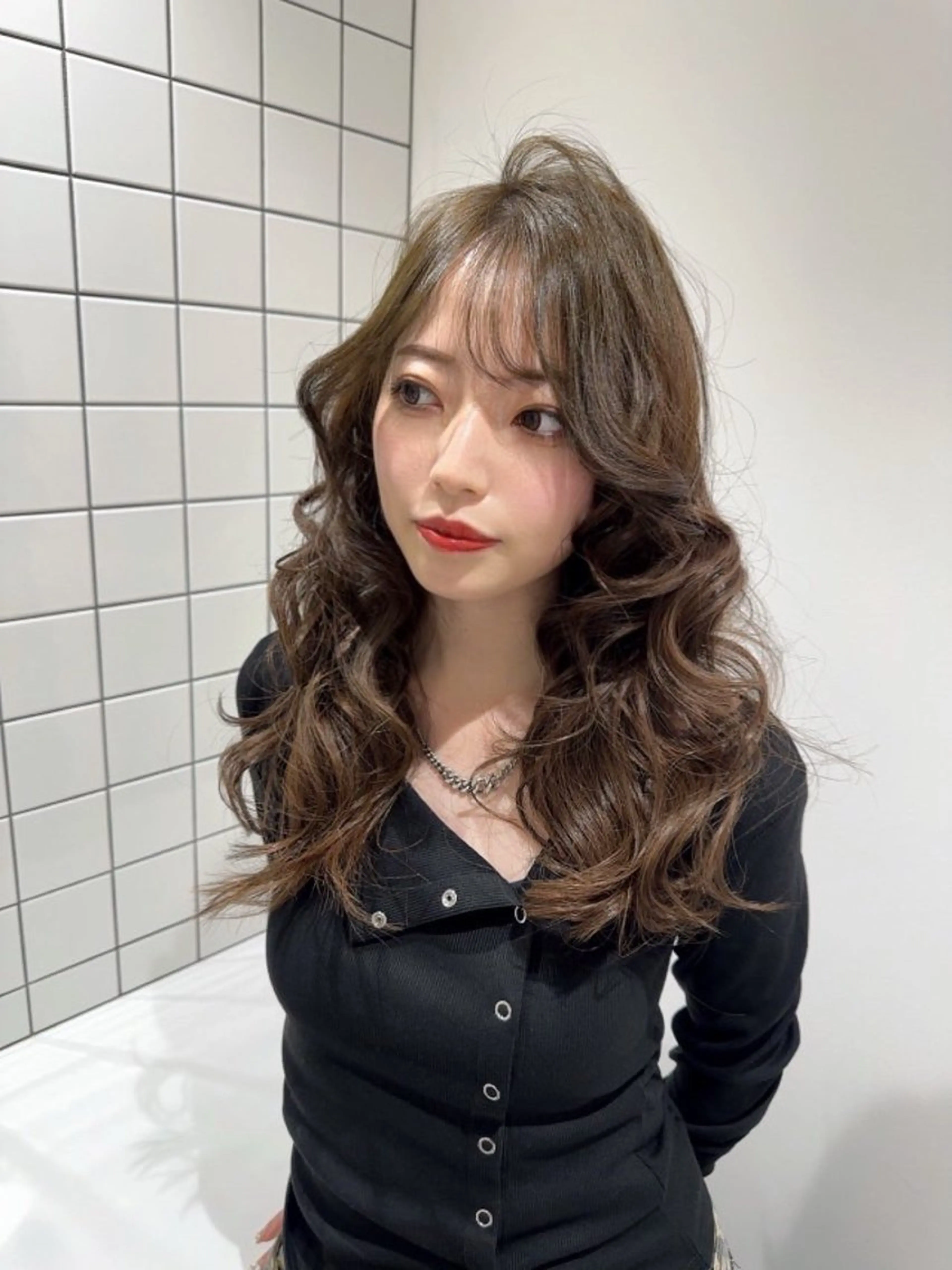 ロング カラー 透明感カラー MANA/上野/ カラーモデル🖤✨のヘアスタイル