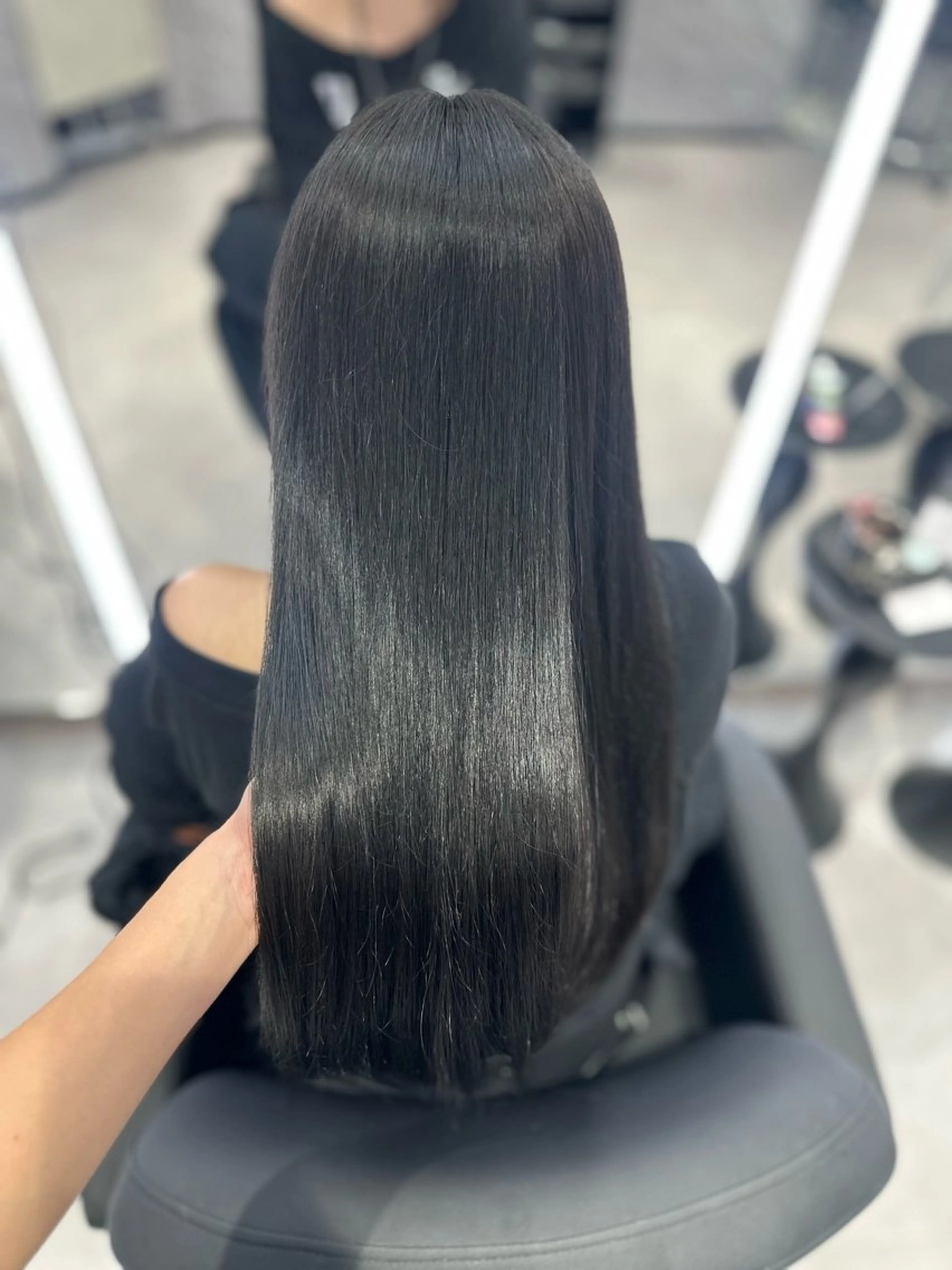 ロング カット ヘアカラー 縮毛矯正 ブリーチなし/透明感 NONO💖のヘアスタイル