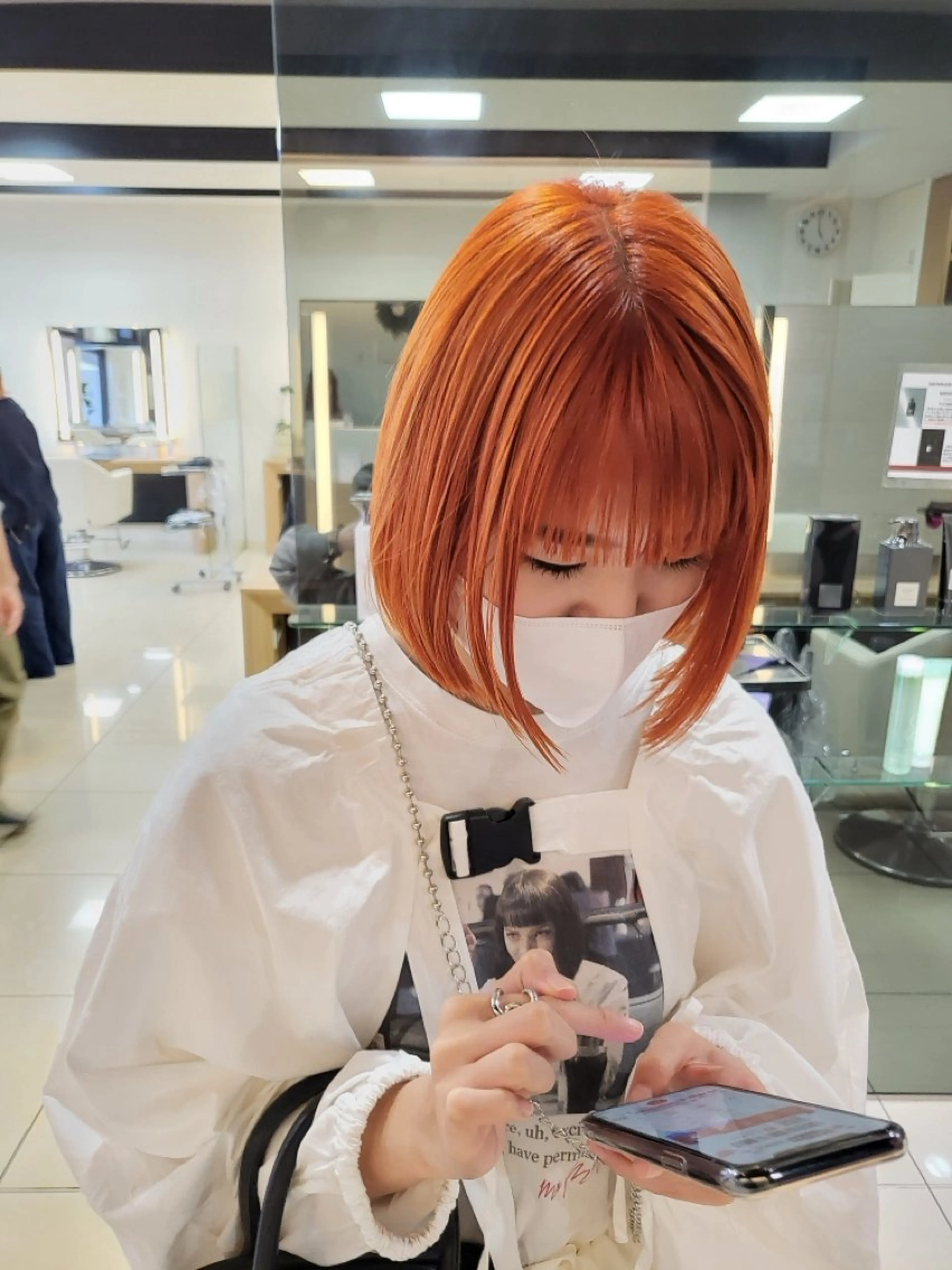 ショート ダブルカラーベージュ カラー/tuburaのヘアスタイル