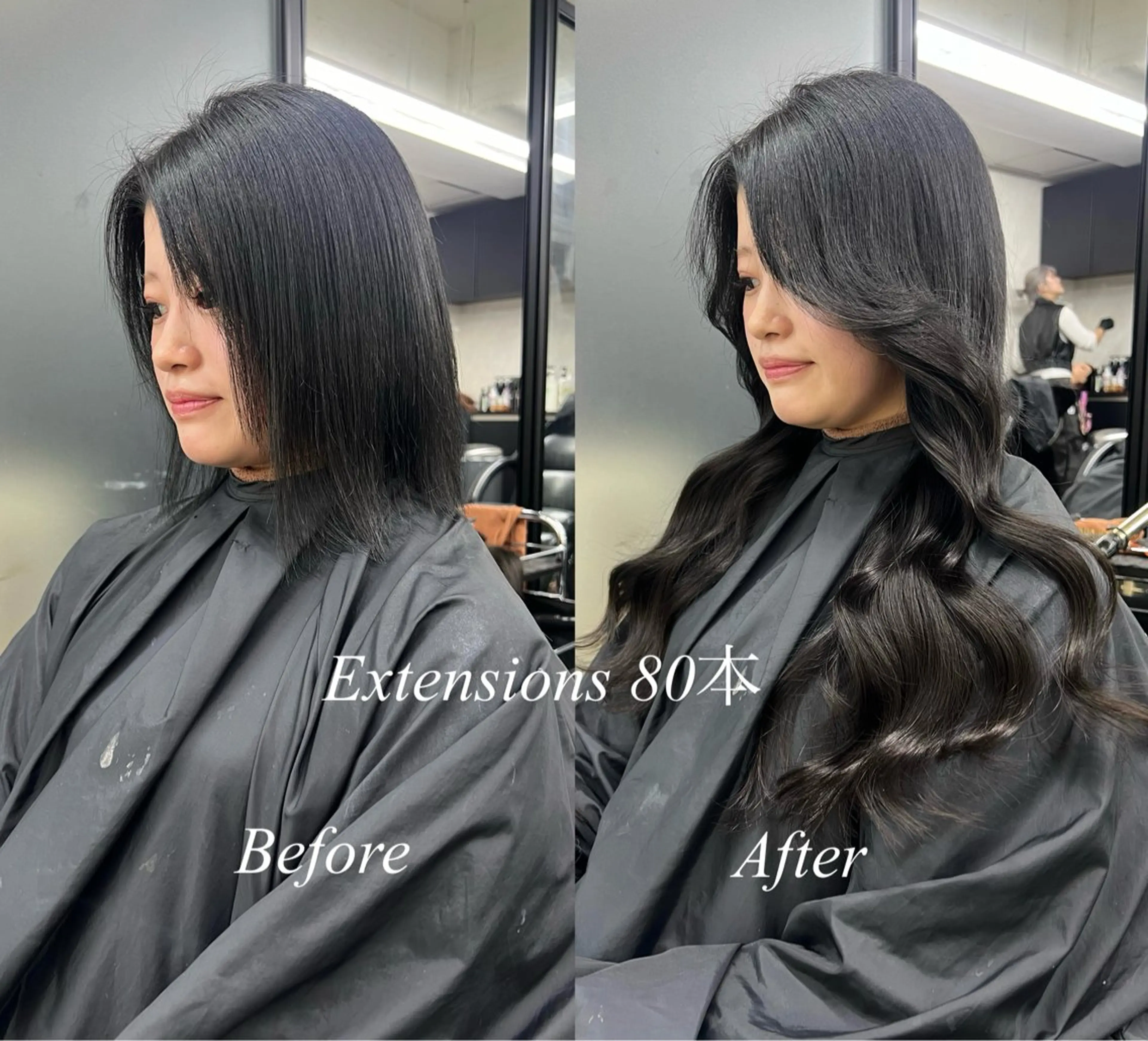 ロング カラー シールエクステ ハイトーンカラー エクステ ヘアカラー エクステ シールエクステ特化 ハイトーン、NANAのヘアスタイル